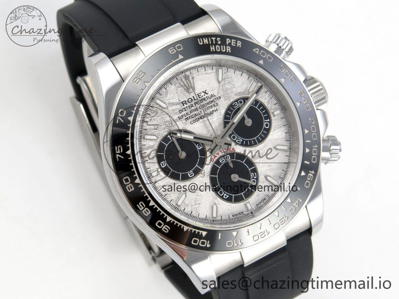 Contemporary Daytona 126519 Gain Weight SWF 1:1 Best Edition Meteorite Dial Sticks Markers on Oysterflex Strap SH 10823