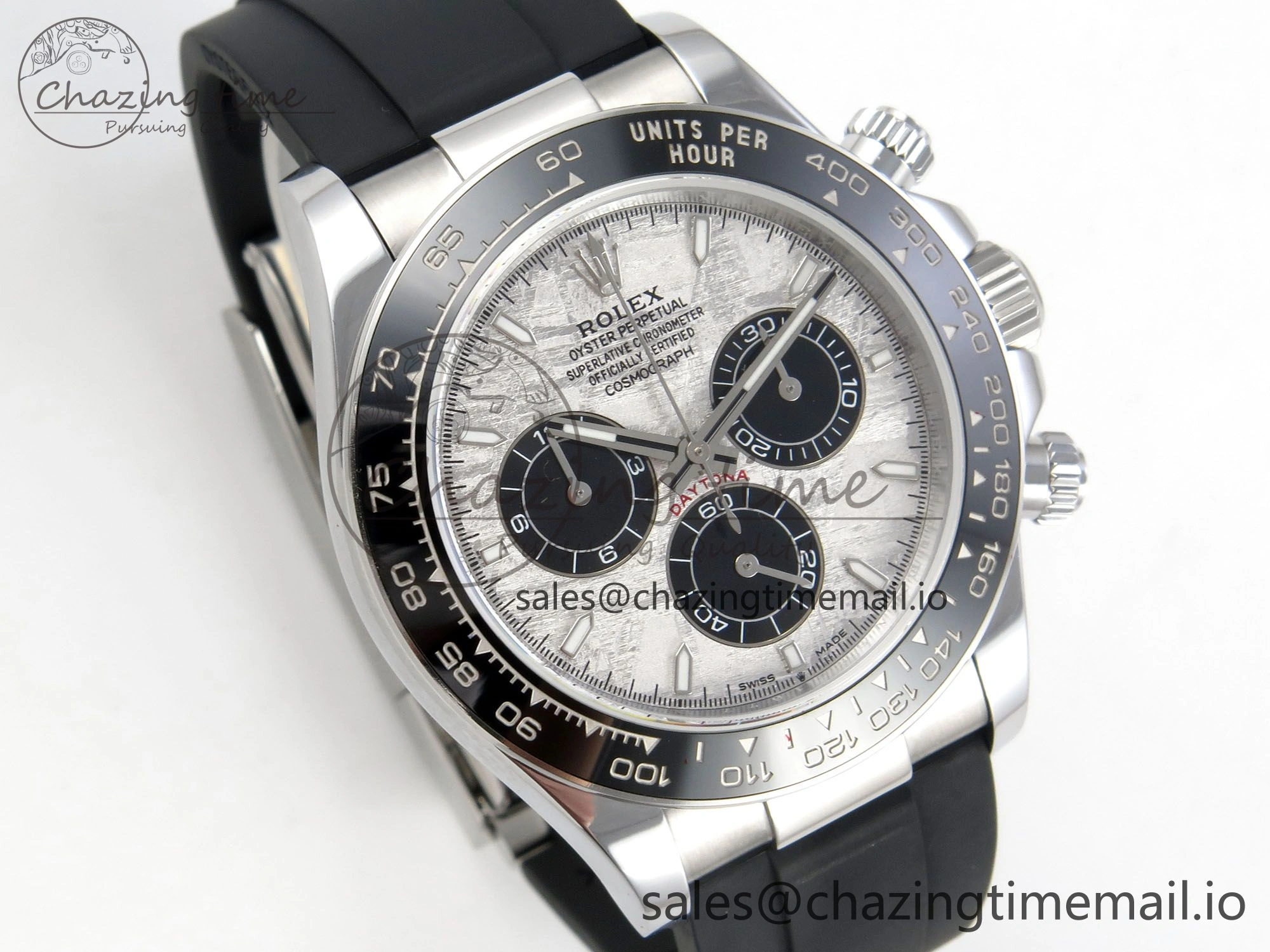 Contemporary Daytona 126519 Gain Weight SWF 1:1 Best Edition Meteorite Dial Sticks Markers on Oysterflex Strap SH 10823