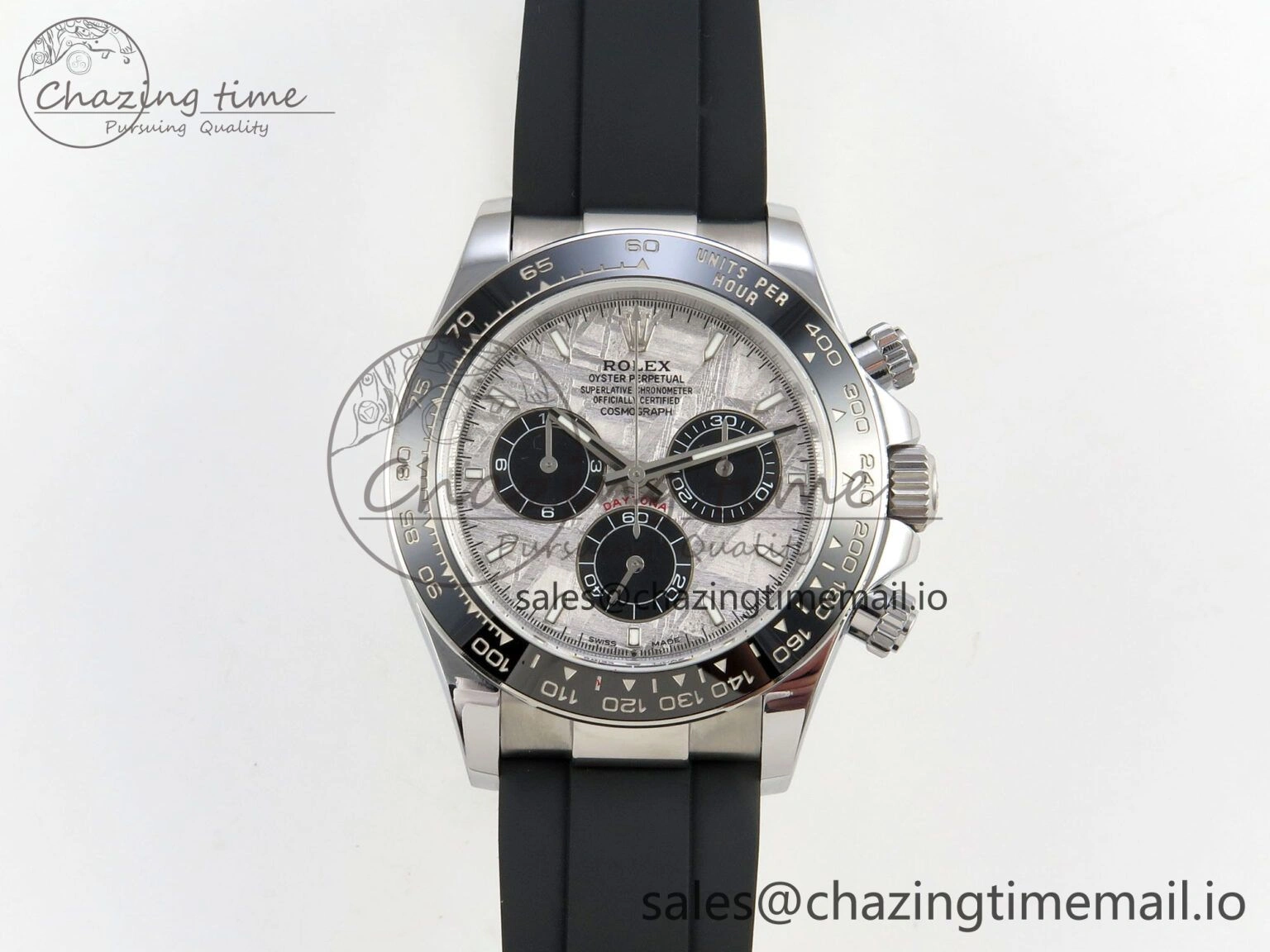 Contemporary Daytona 126519 Gain Weight SWF 1:1 Best Edition Meteorite Dial Sticks Markers on Oysterflex Strap SH 10823
