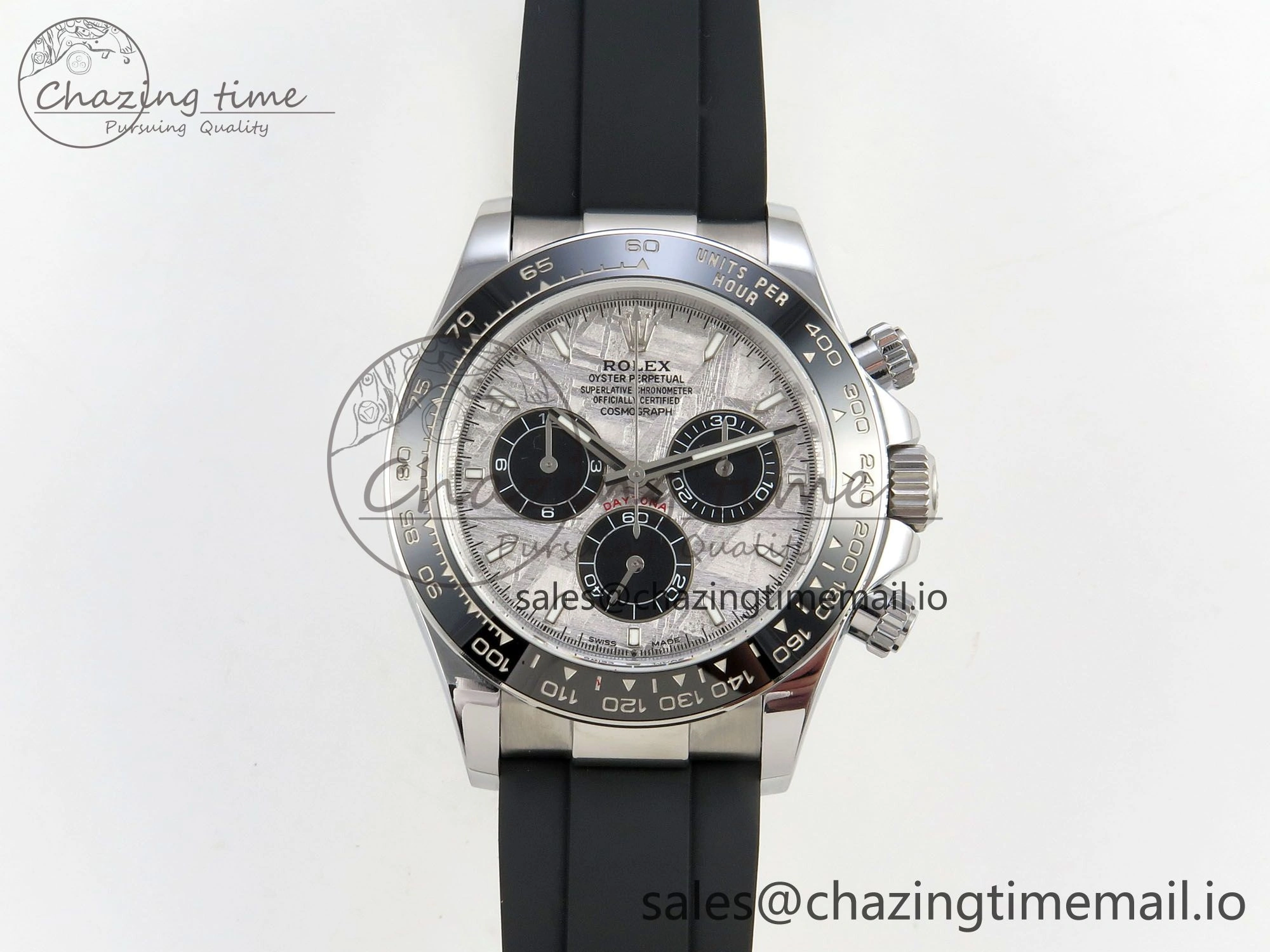 Contemporary Daytona 126519 Gain Weight SWF 1:1 Best Edition Meteorite Dial Sticks Markers on Oysterflex Strap SH 10823