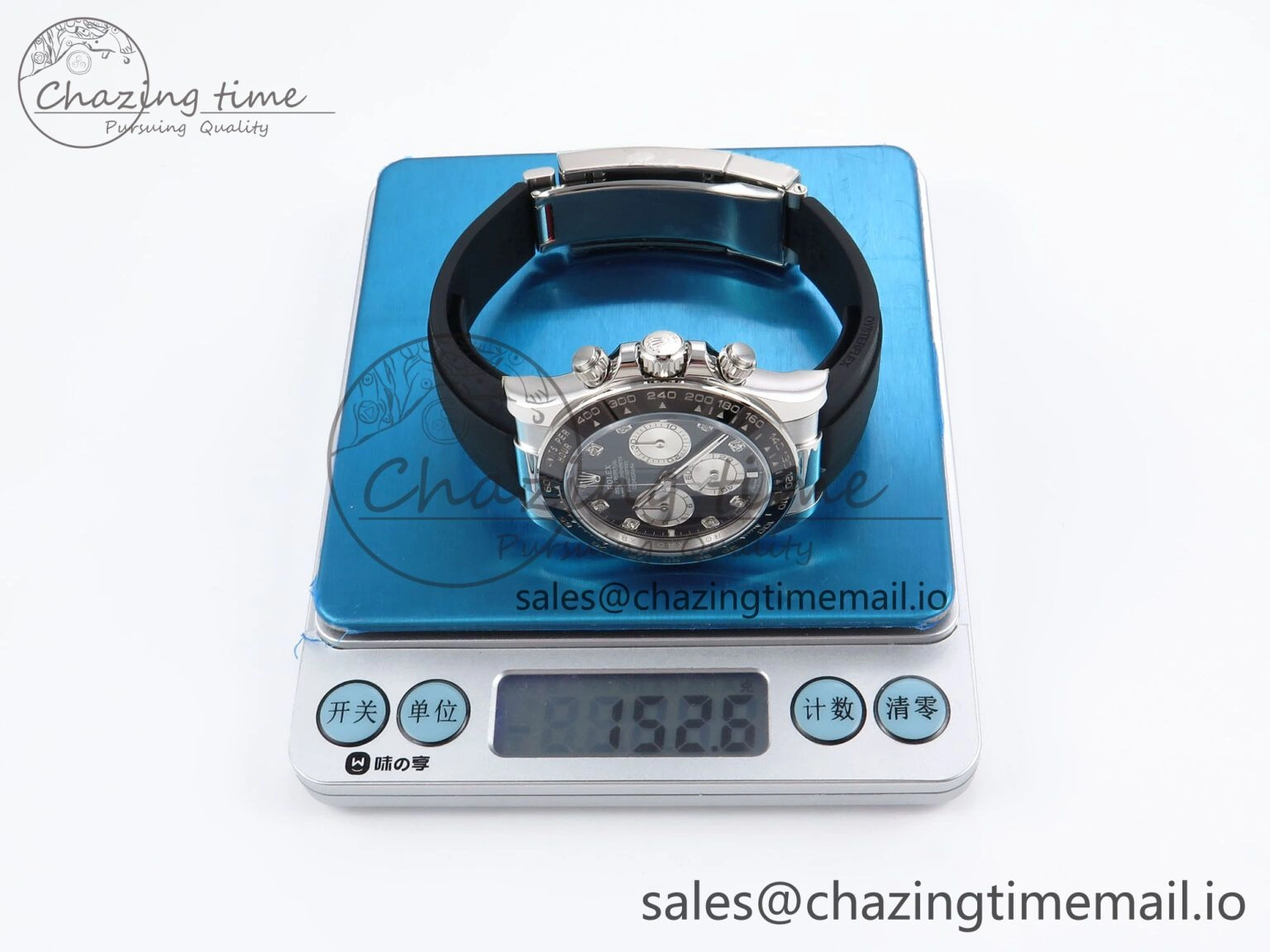 Durable Daytona 126519 LN APSF 1:1 Best Edition Black Diamonds Dial on Oysterflex Strap SH4131（Gain Weight） 1027