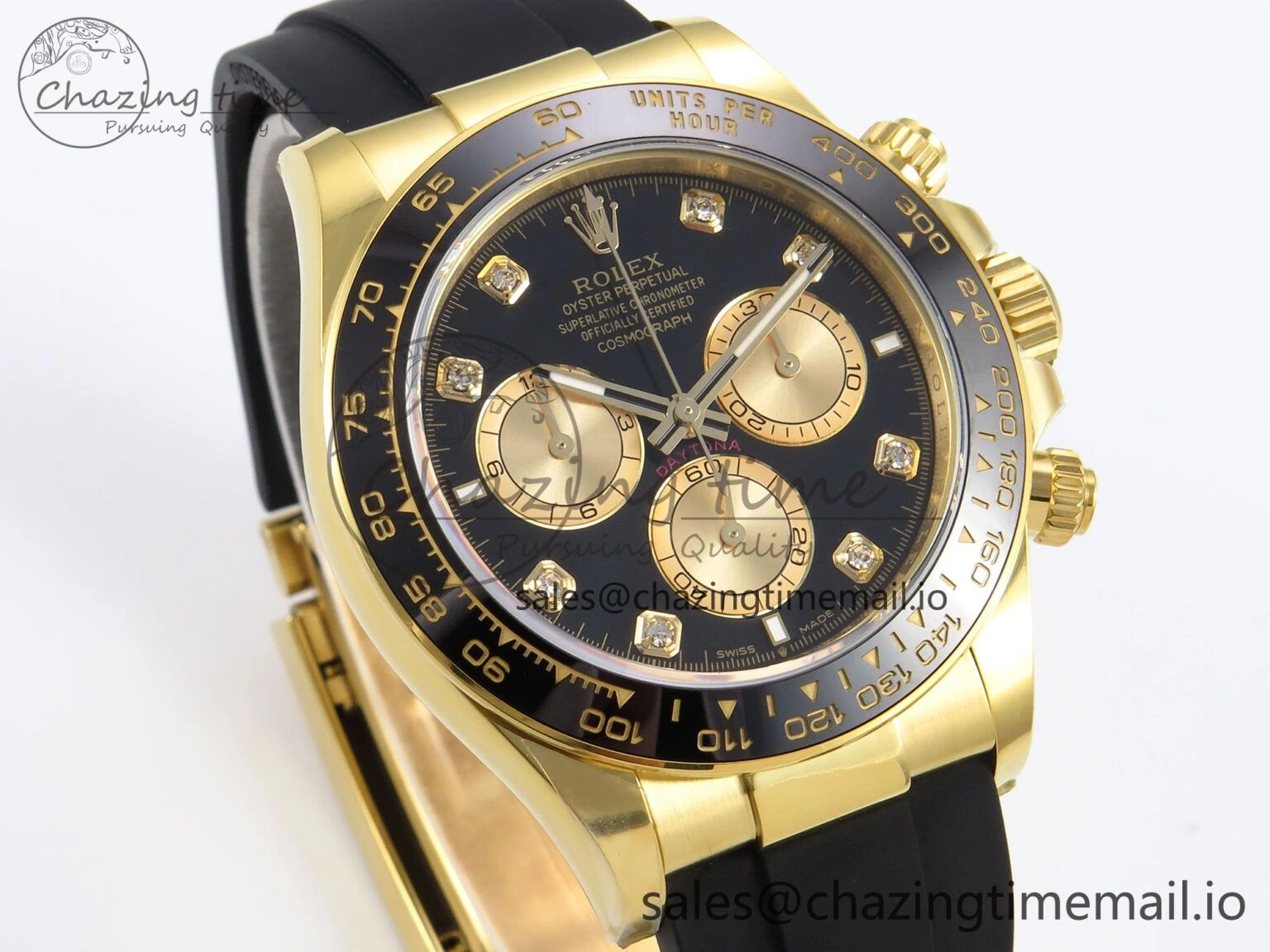 Daytona 126519 LN APSF 1:1 Best Edition Black Diamonds Dial on Oysterflex Strap SH4131（Gain Weight） Youthful 1031