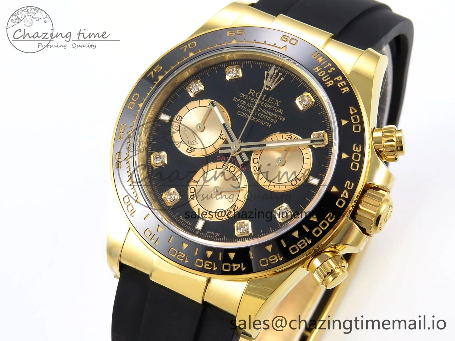 Daytona 126519 LN APSF 1:1 Best Edition Black Diamonds Dial on Oysterflex Strap SH4131（Gain Weight） Youthful 1031