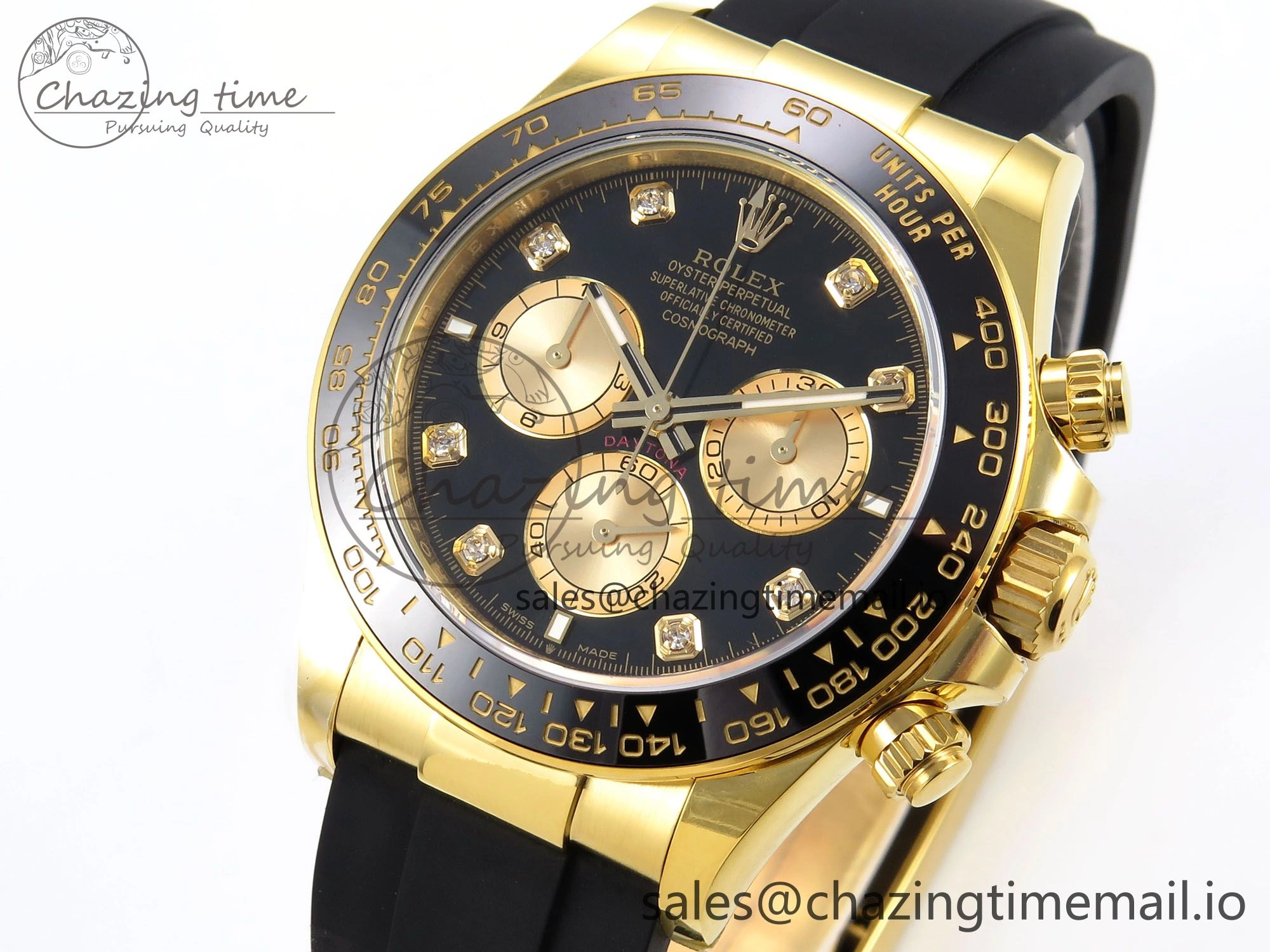 Daytona 126519 LN APSF 1:1 Best Edition Black Diamonds Dial on Oysterflex Strap SH4131（Gain Weight） Youthful 1031