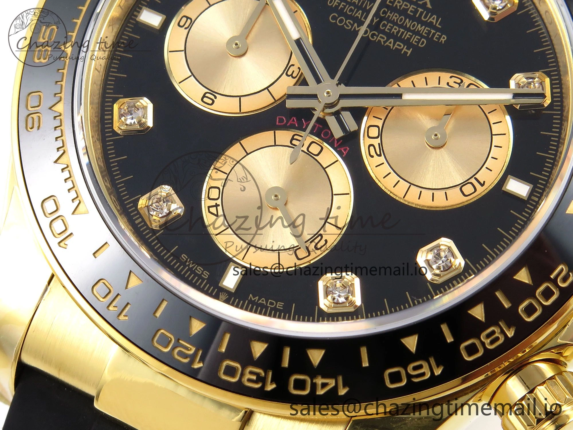 Daytona 126519 LN APSF 1:1 Best Edition Black Diamonds Dial on Oysterflex Strap SH4131（Gain Weight） Youthful 1031