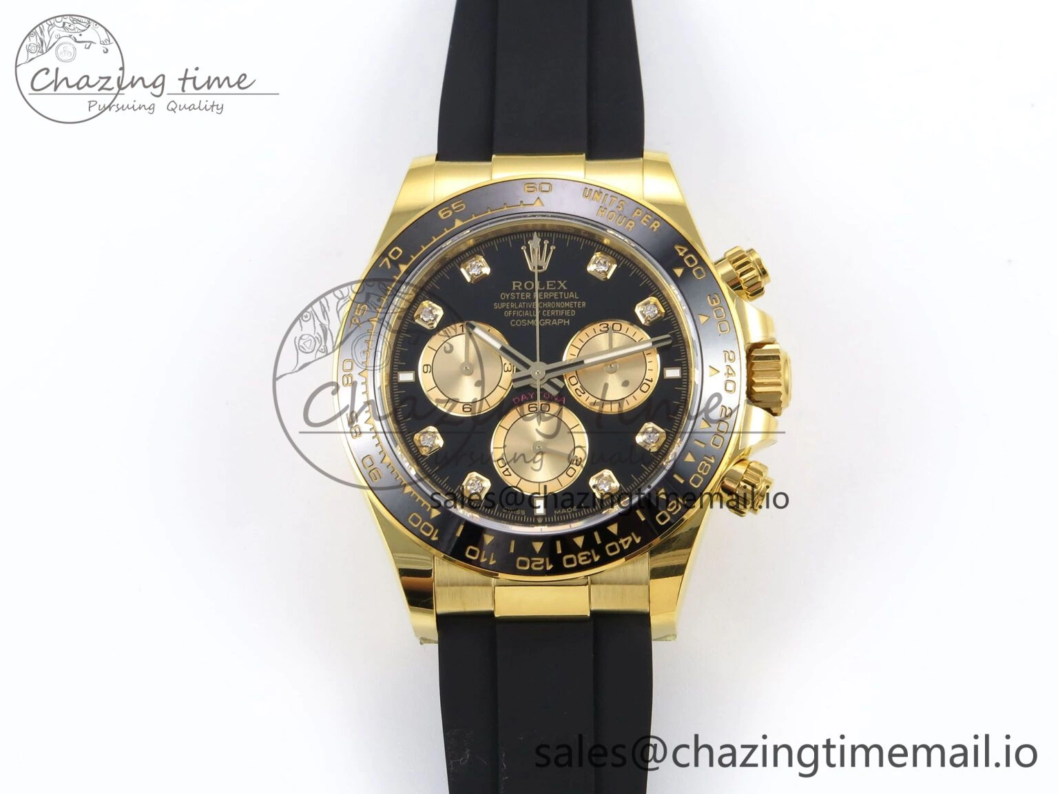 Daytona 126519 LN APSF 1:1 Best Edition Black Diamonds Dial on Oysterflex Strap SH4131（Gain Weight） Youthful 1031