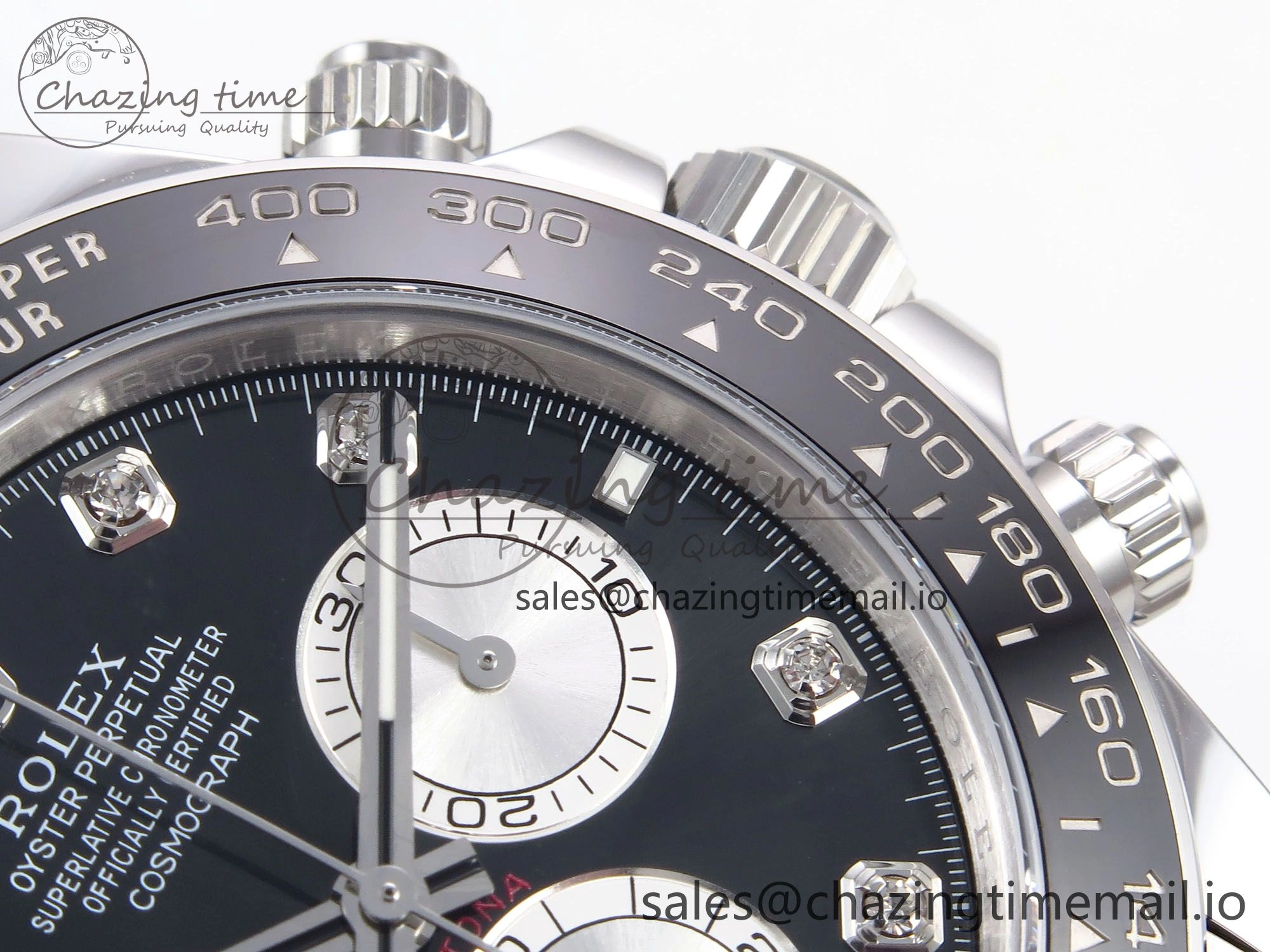 Durable Daytona 126519 LN APSF 1:1 Best Edition Black Diamonds Dial on Oysterflex Strap SH4131（Gain Weight） 1027