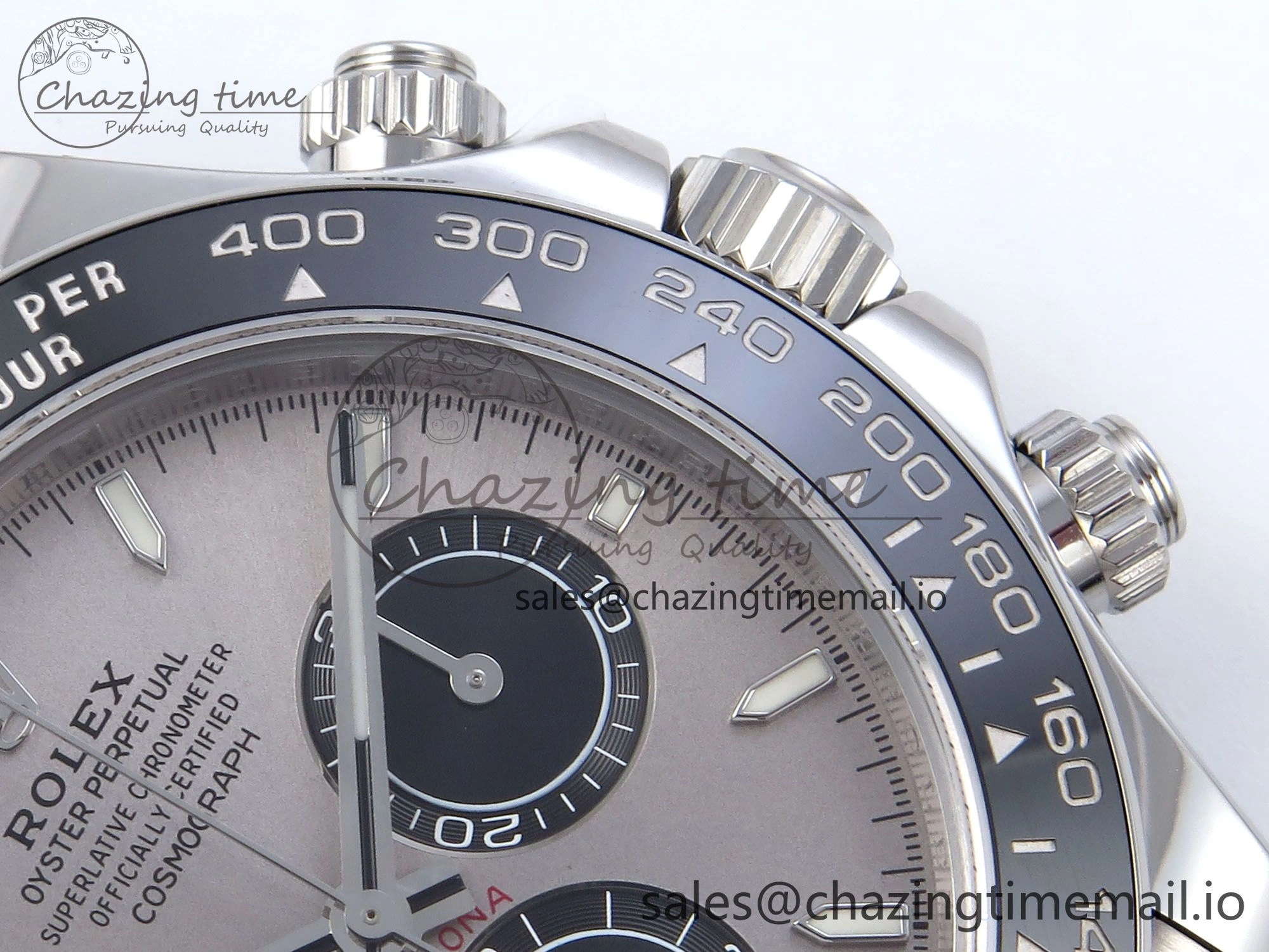 Refined Daytona 126519 QF+ 1:1 Best Edition 904L Steel Gray Dial on Black Rubber Strap SH 868