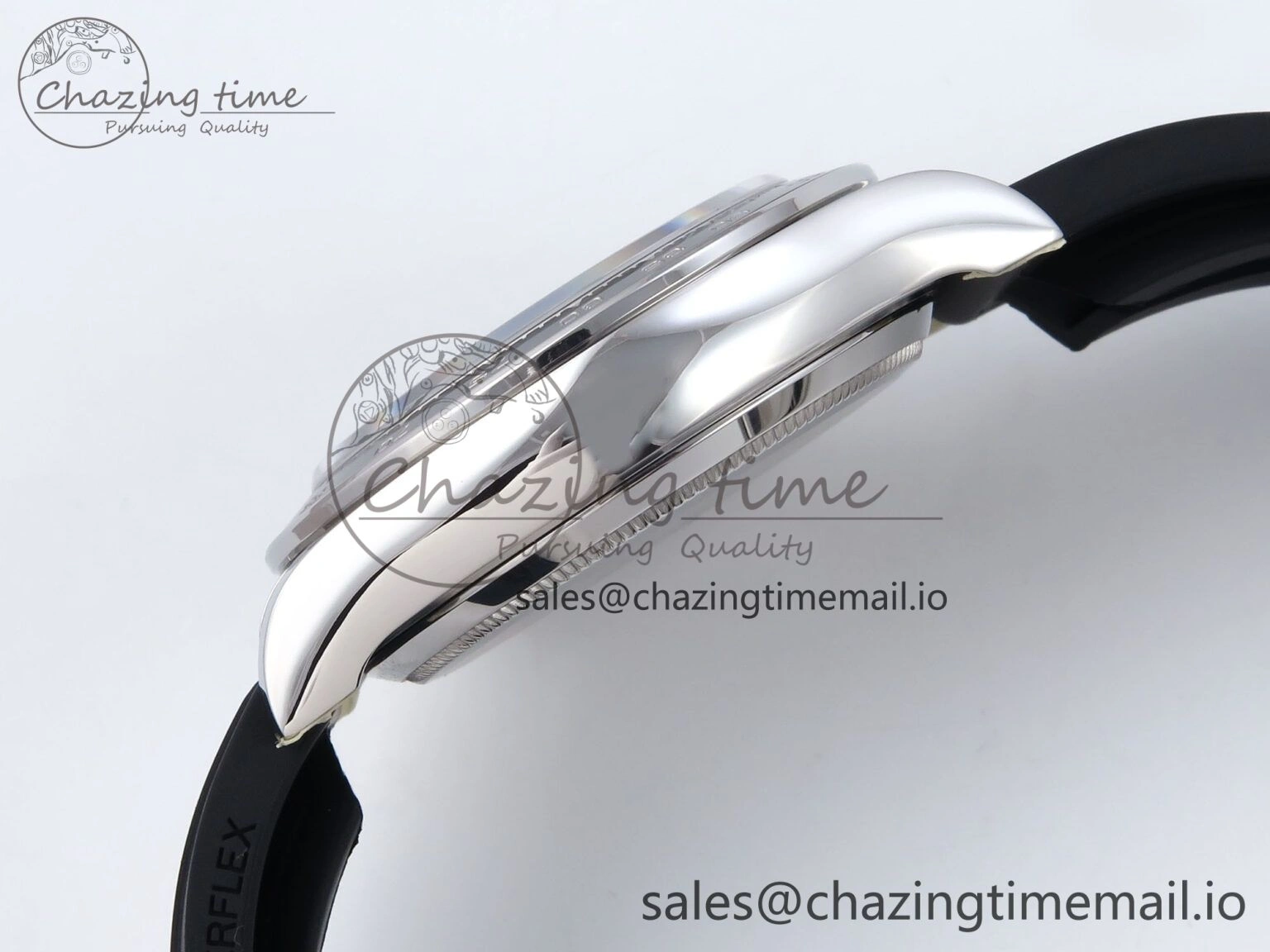 Refined Daytona 126519 QF+ 1:1 Best Edition 904L Steel Gray Dial on Black Rubber Strap SH 868
