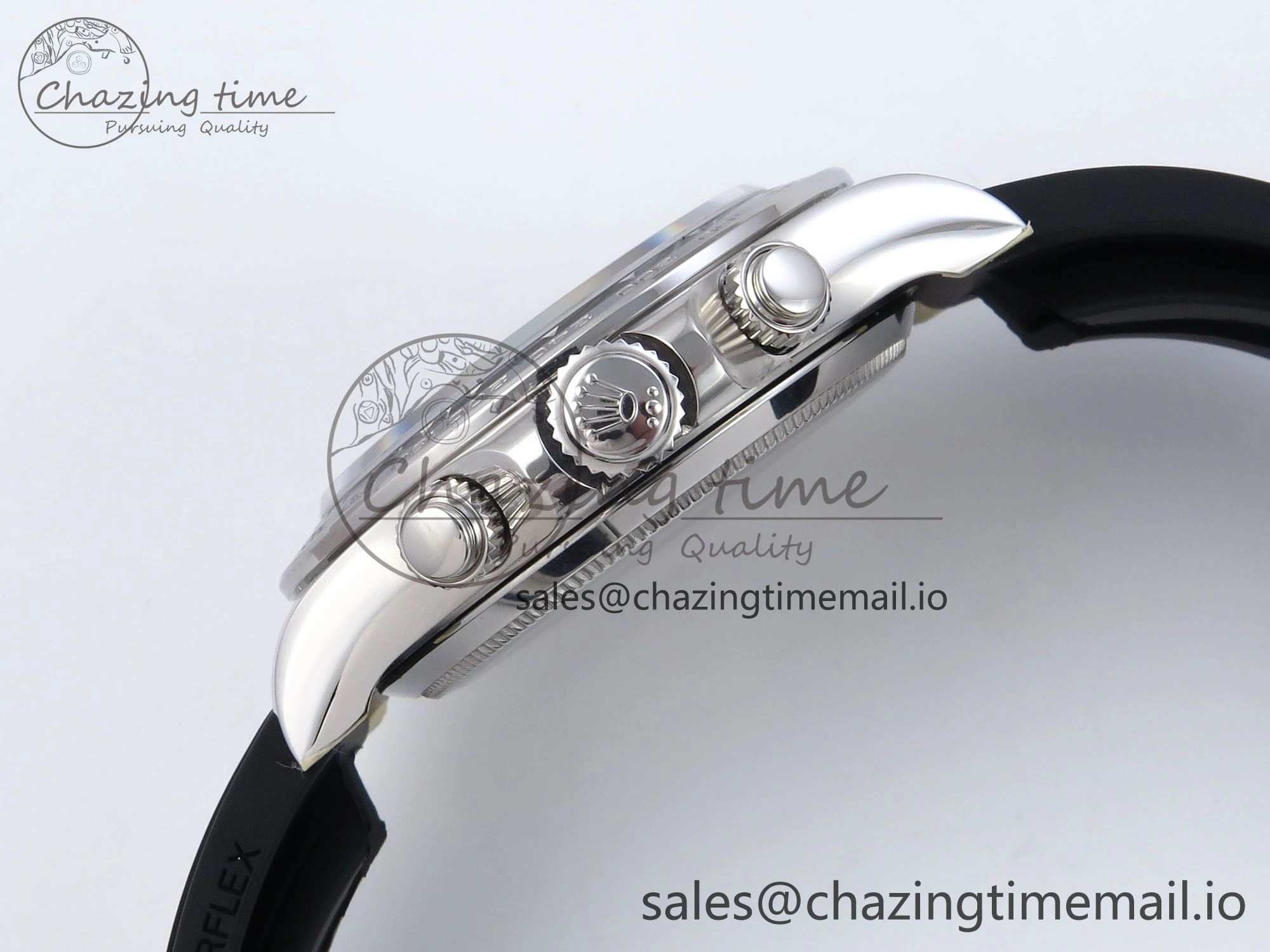 Refined Daytona 126519 QF+ 1:1 Best Edition 904L Steel Gray Dial on Black Rubber Strap SH 868