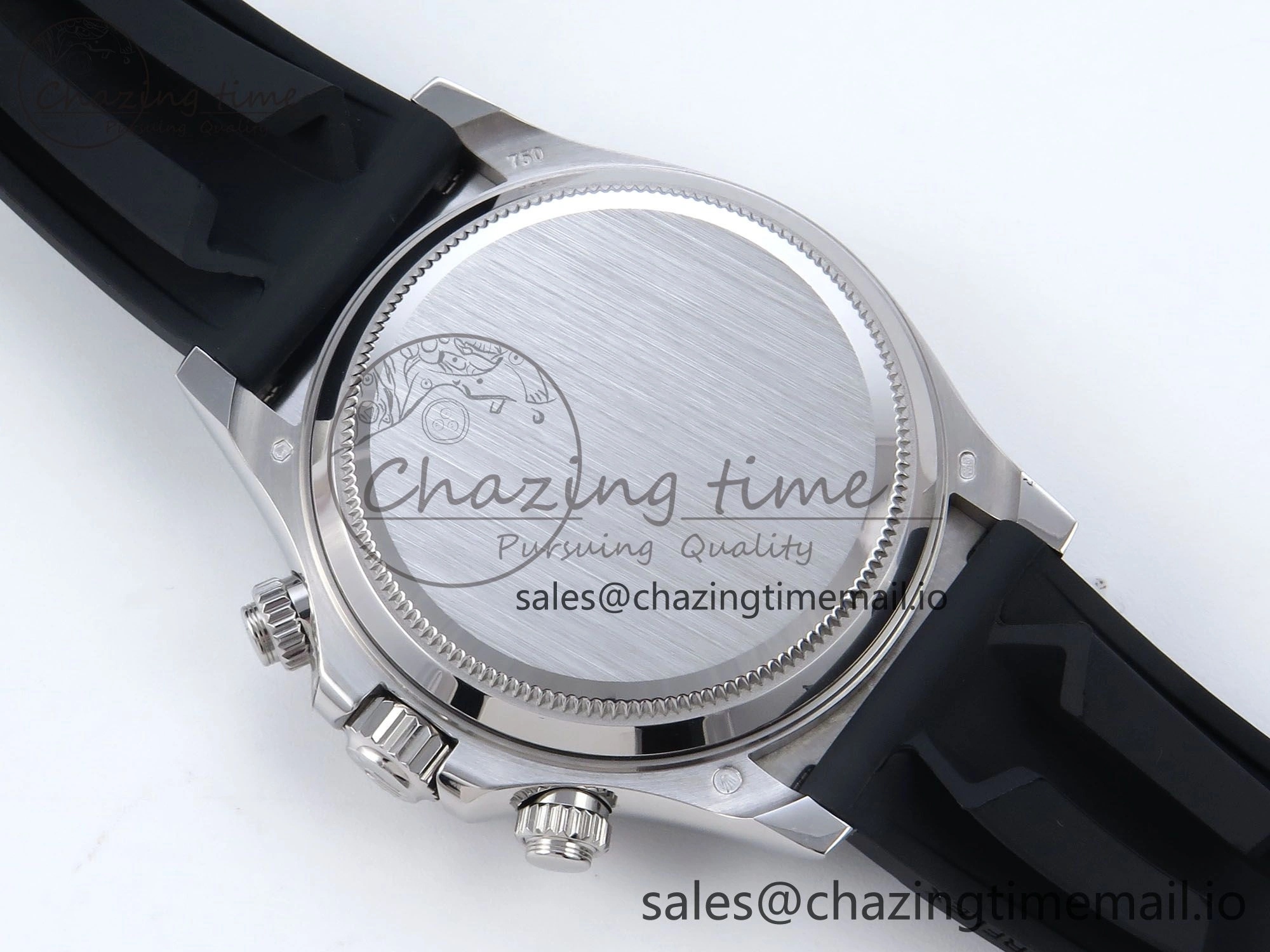 Refined Daytona 126519 QF+ 1:1 Best Edition 904L Steel Gray Dial on Black Rubber Strap SH 868