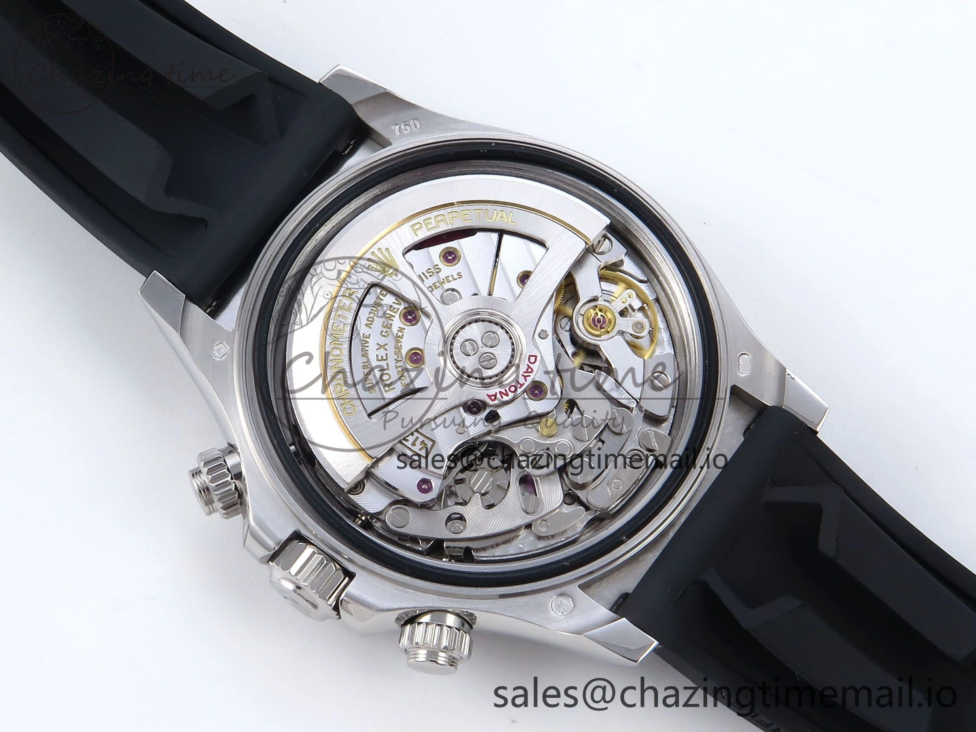 Refined Daytona 126519 QF+ 1:1 Best Edition 904L Steel Gray Dial on Black Rubber Strap SH 868