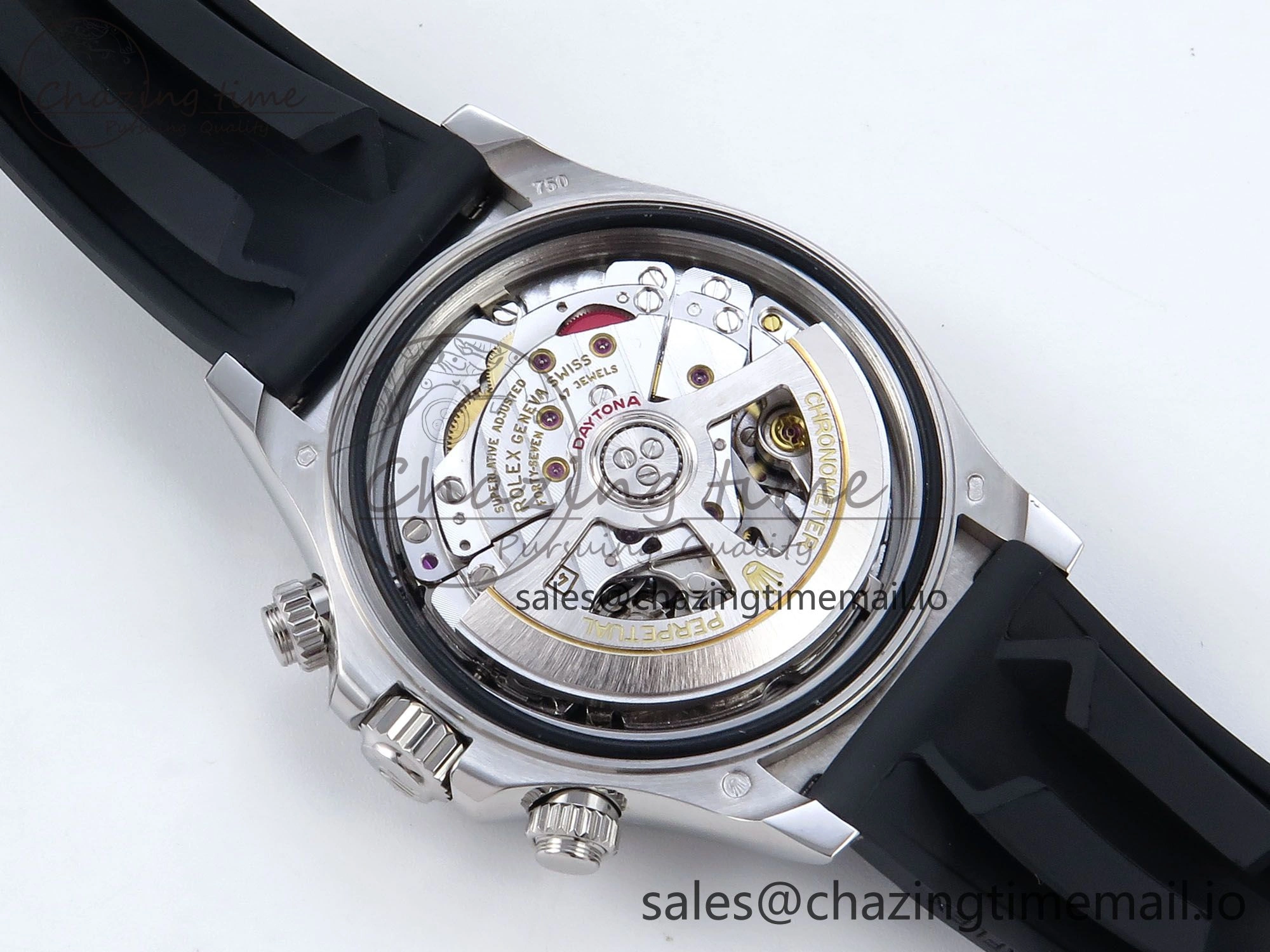 Refined Daytona 126519 QF+ 1:1 Best Edition 904L Steel Gray Dial on Black Rubber Strap SH 868