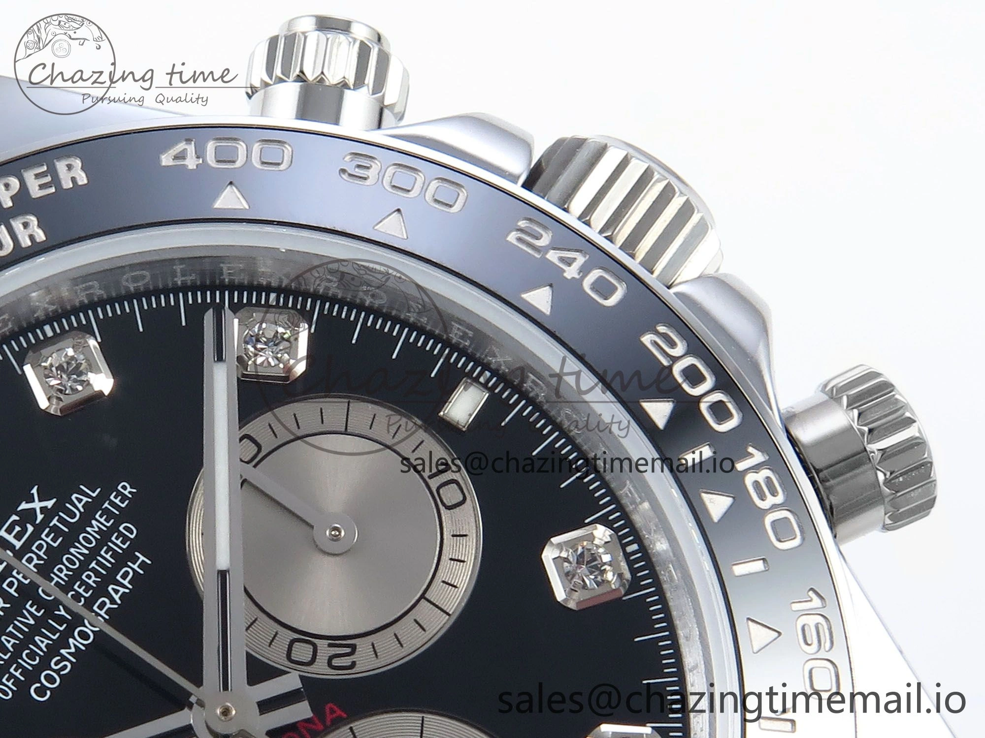 Daytona 126519 QF 1:1 Best Edition Black Gray Dial Diamonds on Oysterflex Strap QF4131 V WellDesigned 337