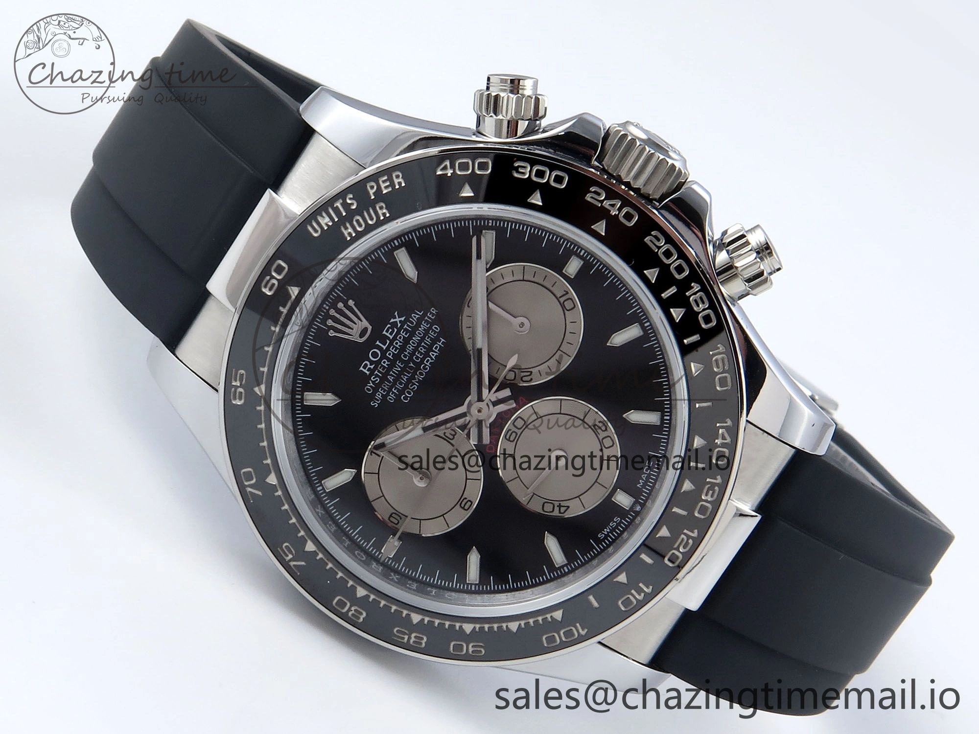 Daytona 126519 QF 1:1 Best Edition Black Gray Dial on Oysterflex Strap QF4131 V Efficient 340