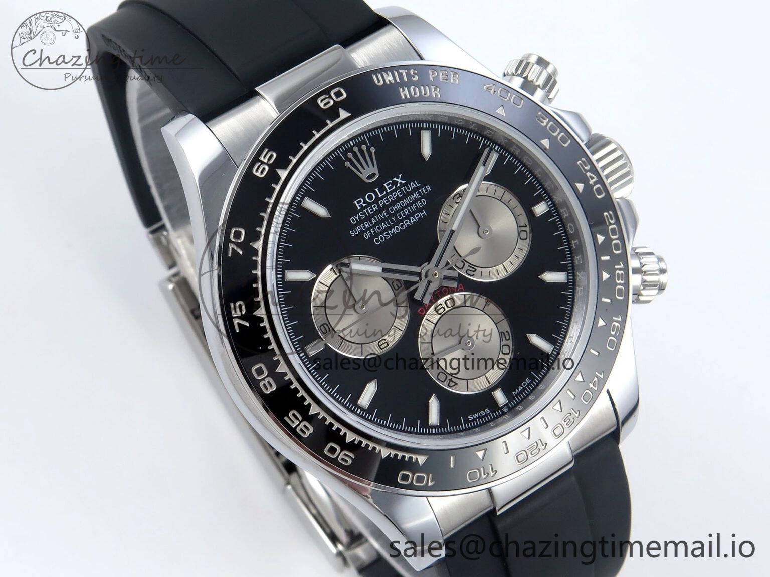 Daytona 126519 QF 1:1 Best Edition Black Gray Dial on Oysterflex Strap QF4131 V Efficient 340