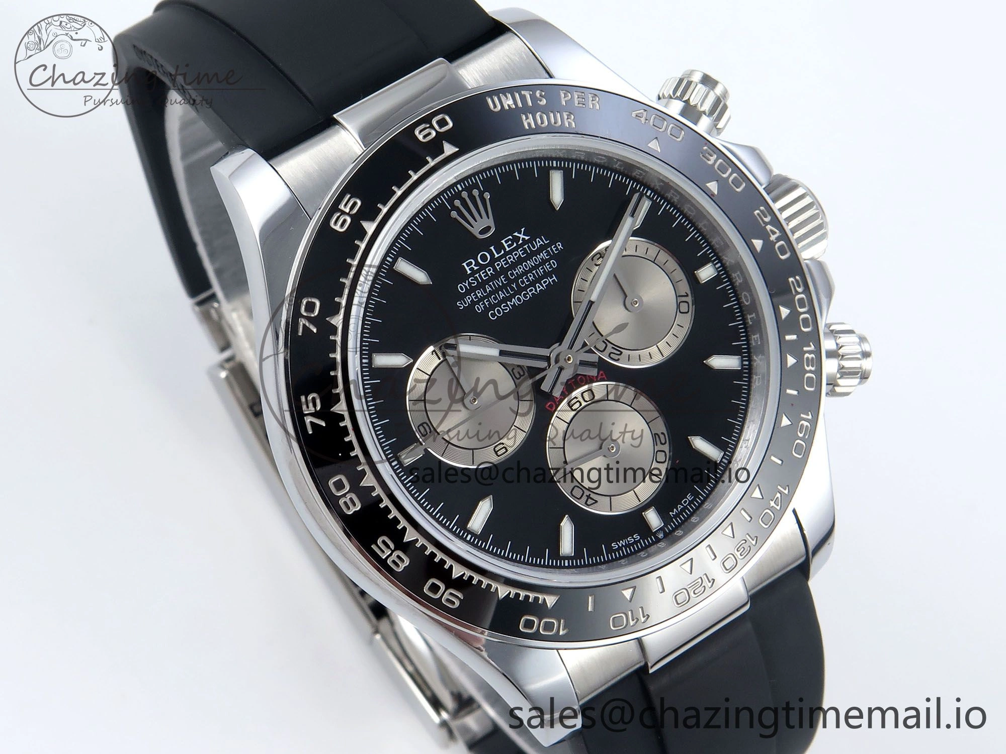 Daytona 126519 QF 1:1 Best Edition Black Gray Dial on Oysterflex Strap QF4131 V Efficient 340
