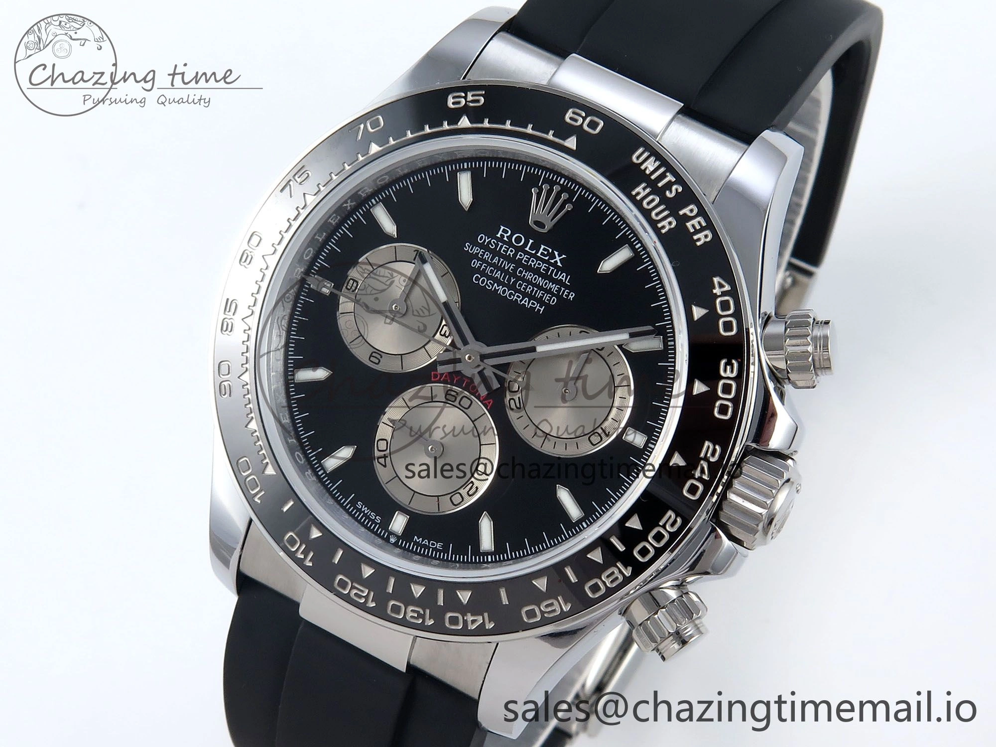 Daytona 126519 QF 1:1 Best Edition Black Gray Dial on Oysterflex Strap QF4131 V Efficient 340