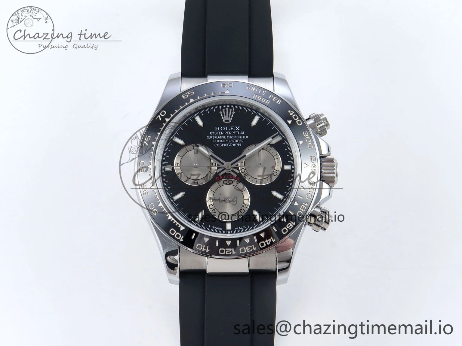 Daytona 126519 QF 1:1 Best Edition Black Gray Dial on Oysterflex Strap QF4131 V Efficient 340