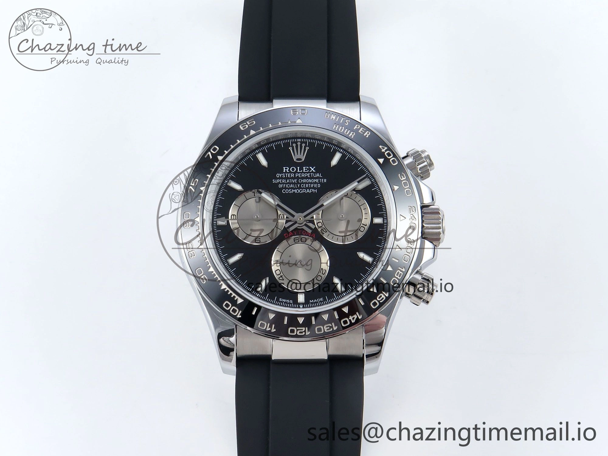 Daytona 126519 QF 1:1 Best Edition Black Gray Dial on Oysterflex Strap QF4131 V Efficient 340