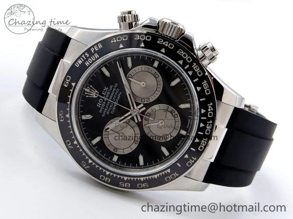 Daytona 126519 QF 1:1 Best Edition Black Silver Dial on Oysterflex Strap SH4131 V Sporty 1306