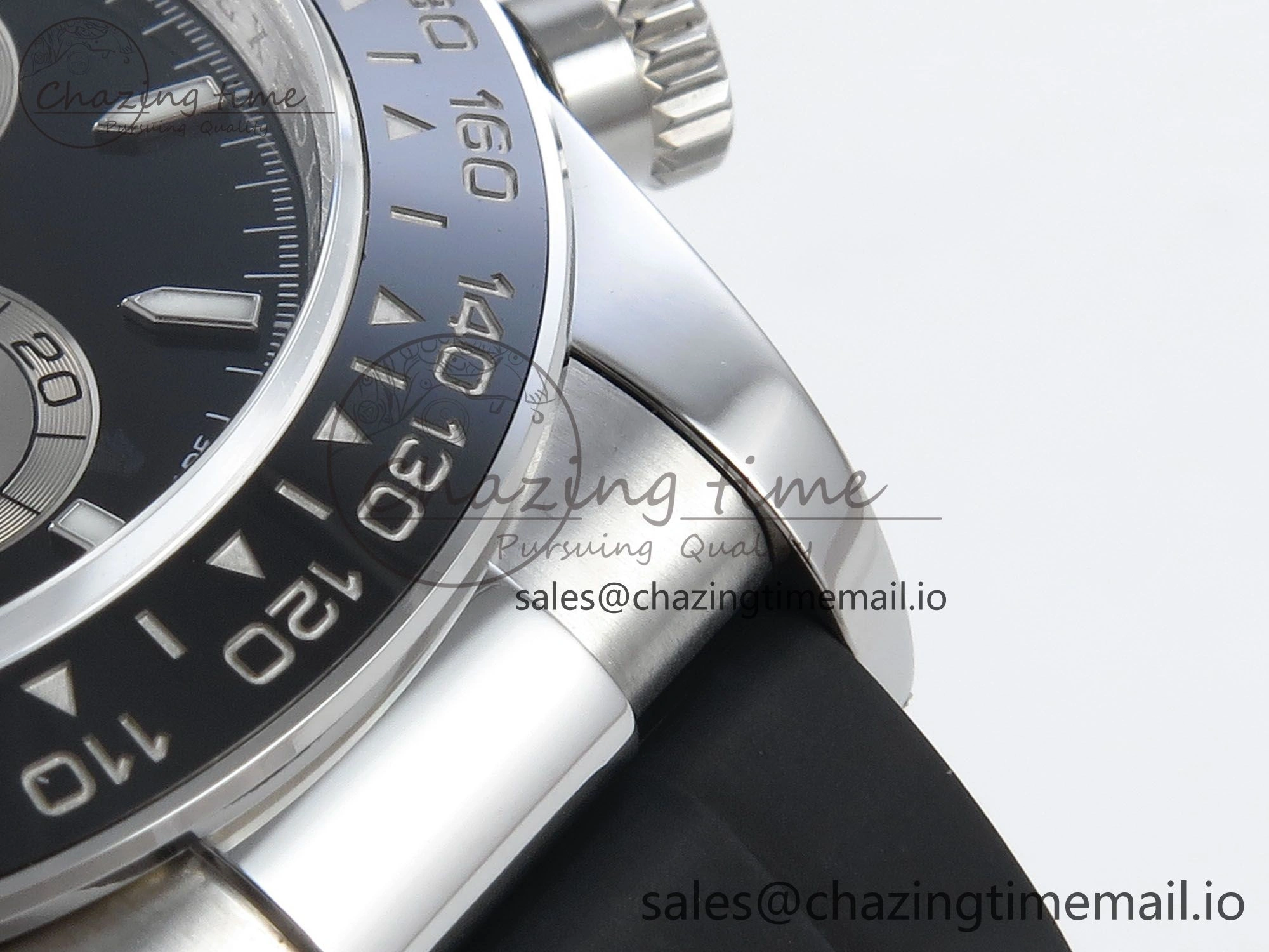 Daytona 126519 QF 1:1 Best Edition Black Silver Dial on Oysterflex Strap SH4131 V WaterResistant 704