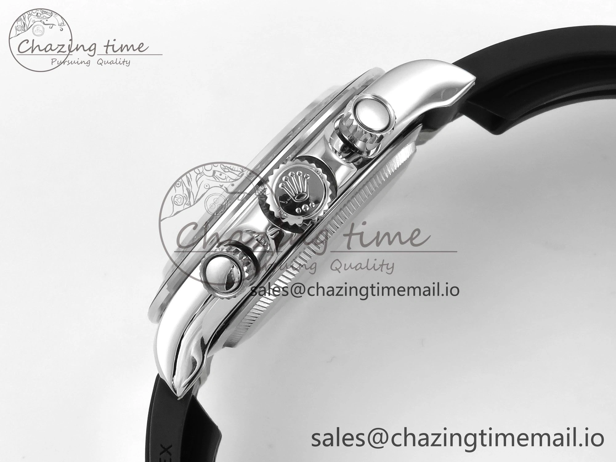 Daytona 126519 QF 1:1 Best Edition Black Silver Dial on Oysterflex Strap SH4131 V WaterResistant 704