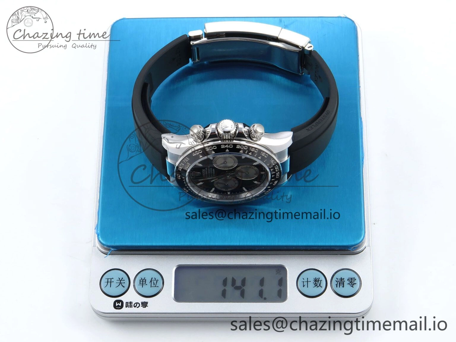 Daytona 126519 QF 1:1 Best Edition Black Silver Dial on Oysterflex Strap SH4131 V6（Gain Weight） QuickDry 1205