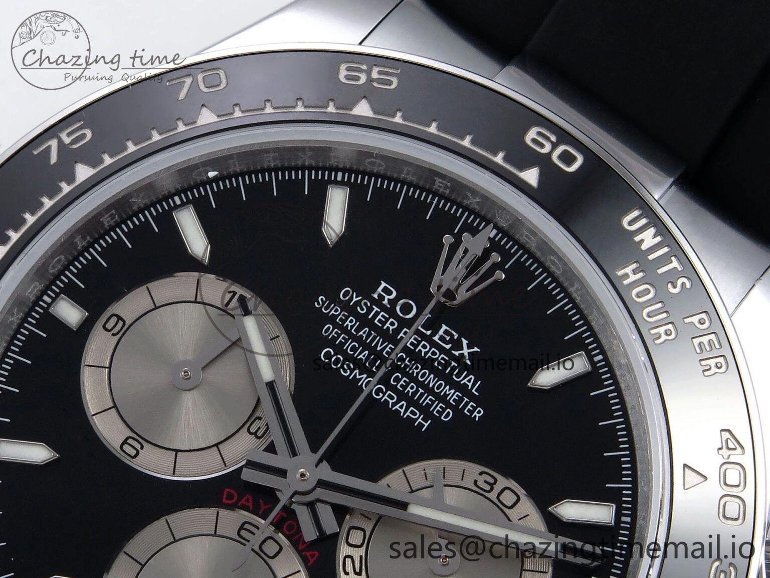 Daytona 126519 QF 1:1 Best Edition Black Silver Dial on Oysterflex Strap SH4131 V6（Gain Weight） QuickDry 1205