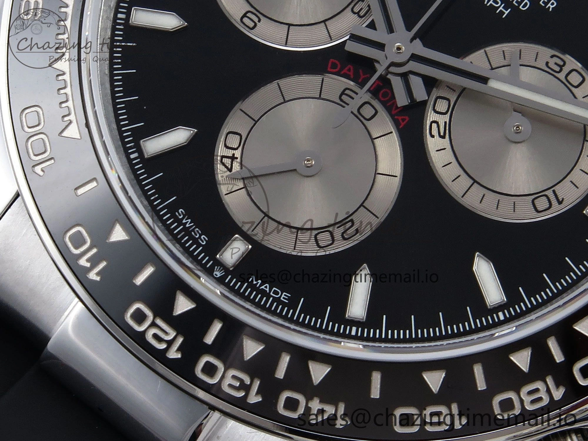 Daytona 126519 QF 1:1 Best Edition Black Silver Dial on Oysterflex Strap SH4131 V6（Gain Weight） QuickDry 1205