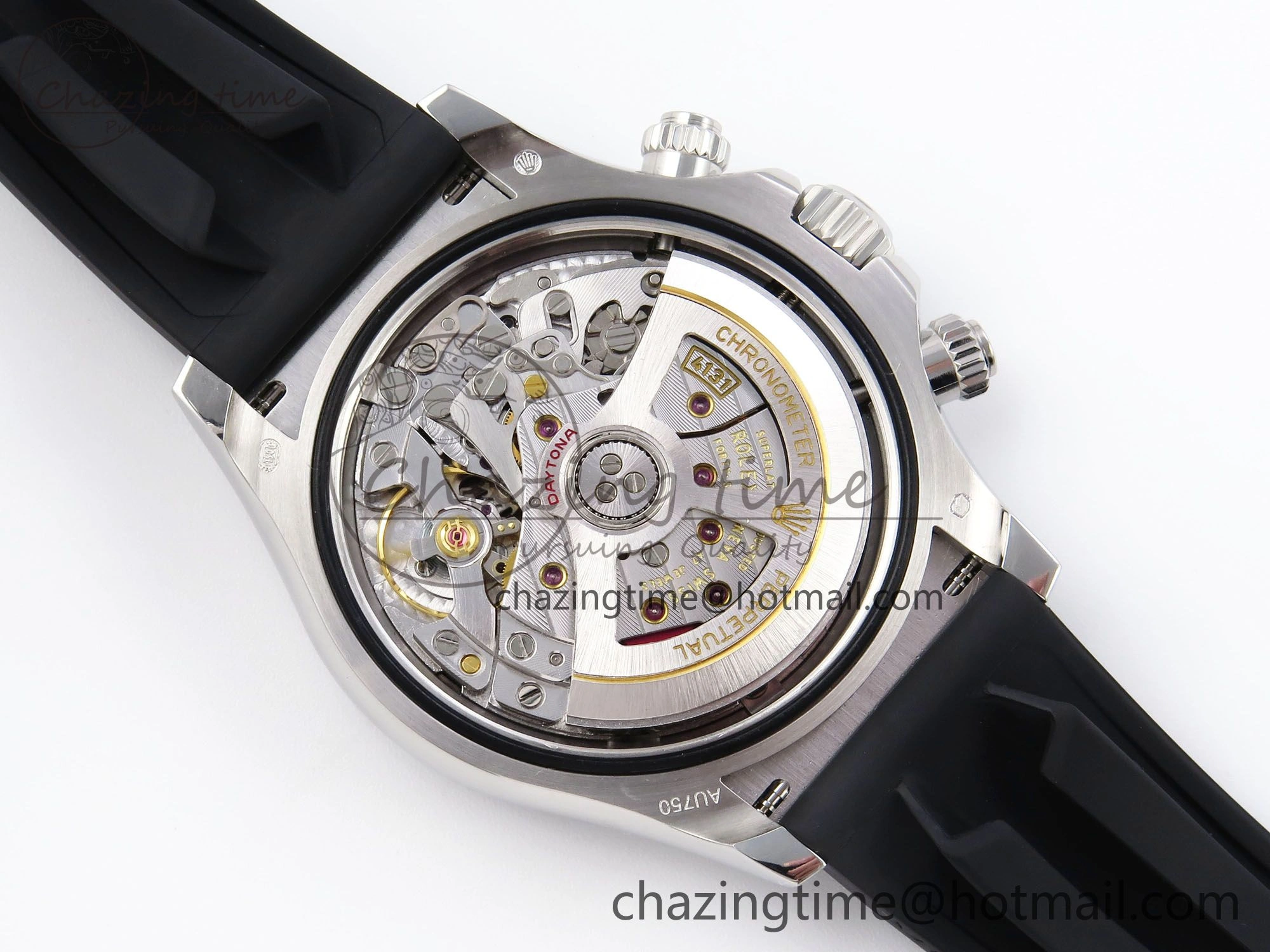 Casual Daytona 126519 QF 1:1 Best Edition Black Silver Diamonds Dial on Oysterflex Strap SH4131 V 1304