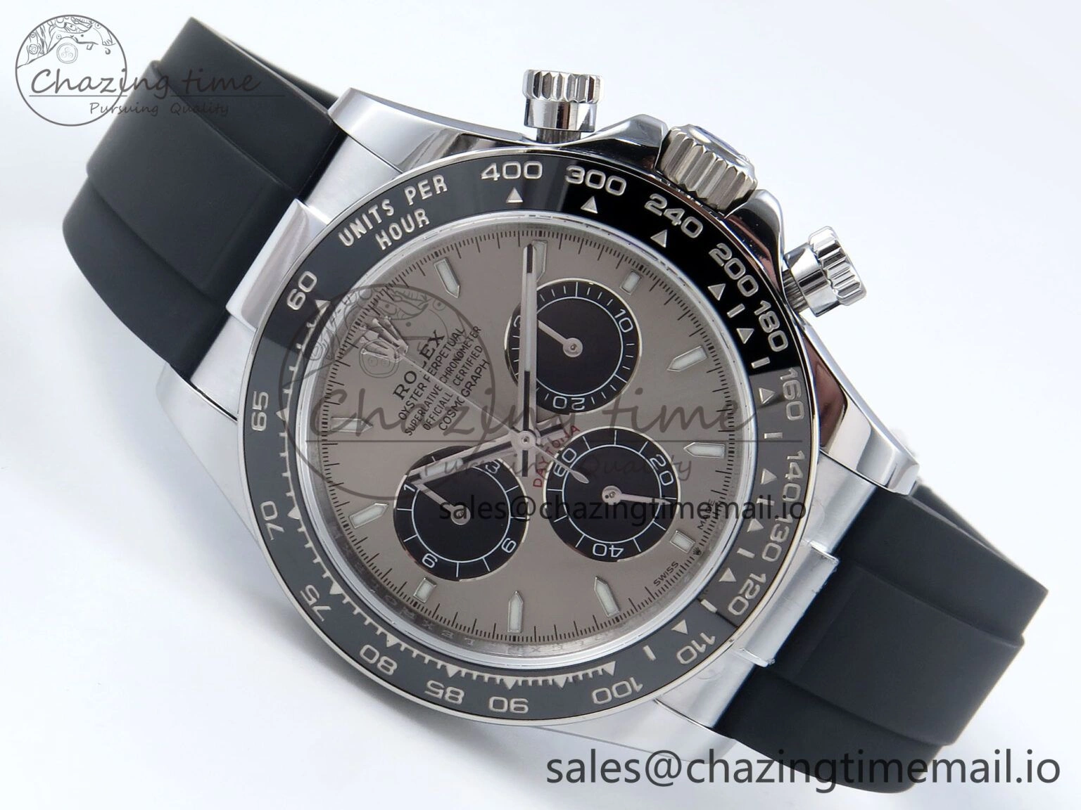 Daytona 126519 QF 1:1 Best Edition Gray Dial on Oysterflex Strap QF4131 V Attractive 341