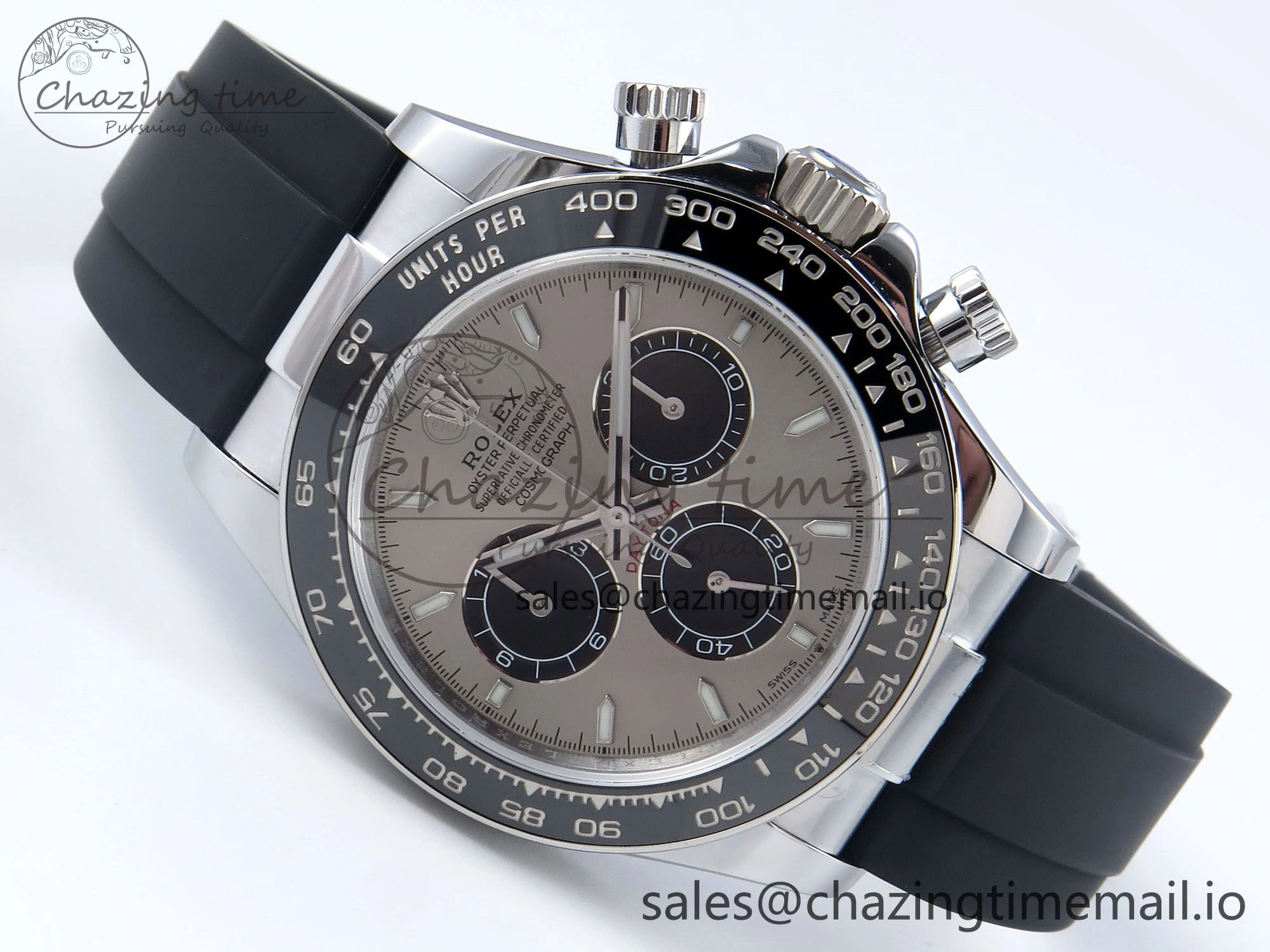Daytona 126519 QF 1:1 Best Edition Gray Dial on Oysterflex Strap QF4131 V Attractive 341