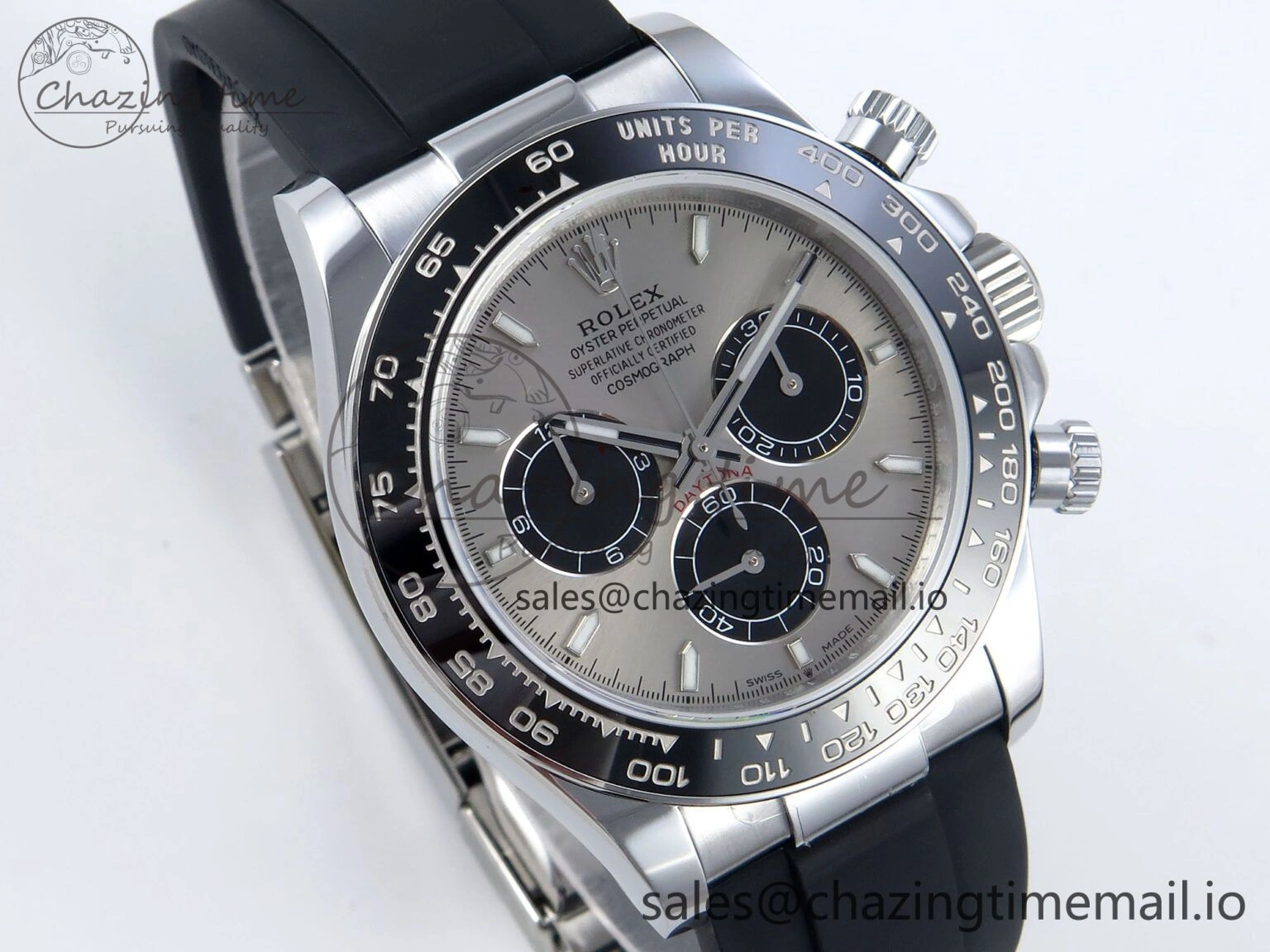 Daytona 126519 QF 1:1 Best Edition Gray Dial on Oysterflex Strap QF4131 V Attractive 341
