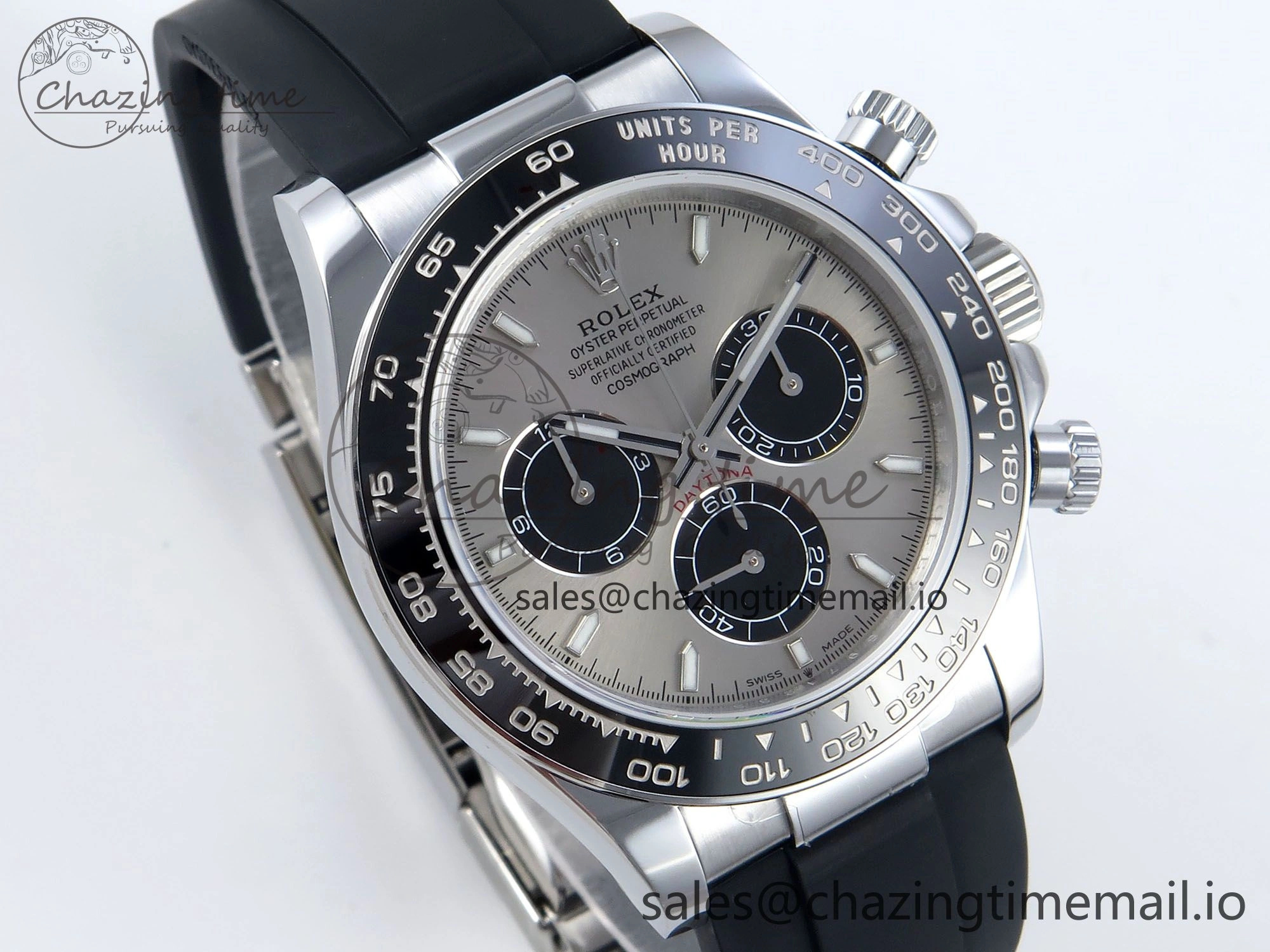 Daytona 126519 QF 1:1 Best Edition Gray Dial on Oysterflex Strap QF4131 V Attractive 341