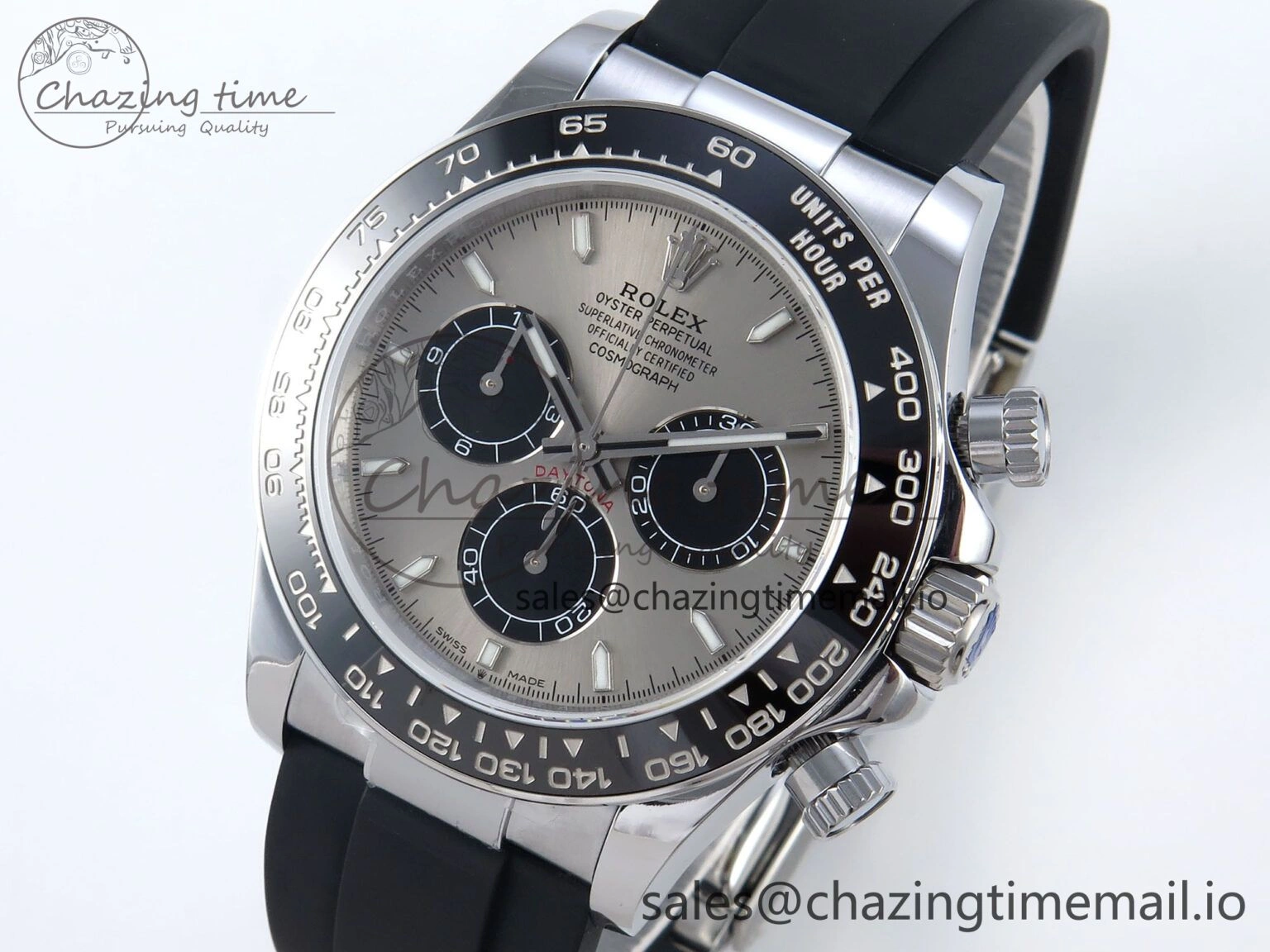 Daytona 126519 QF 1:1 Best Edition Gray Dial on Oysterflex Strap QF4131 V Attractive 341