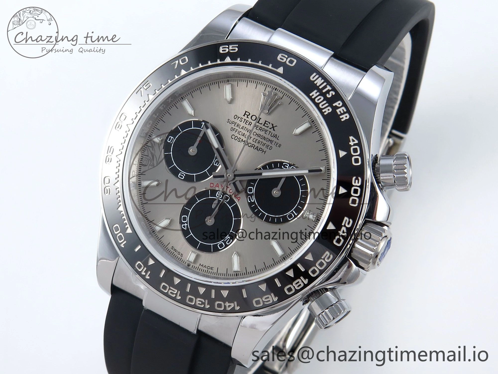 Daytona 126519 QF 1:1 Best Edition Gray Dial on Oysterflex Strap QF4131 V Attractive 341