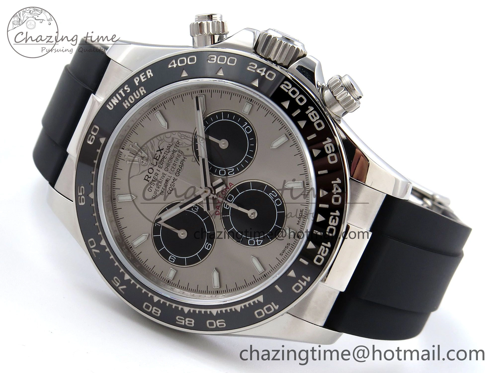 Daytona 126519 QF 1:1 Best Edition Gray Black Dial on Oysterflex Strap SH4131 V MoistureWicking 1305