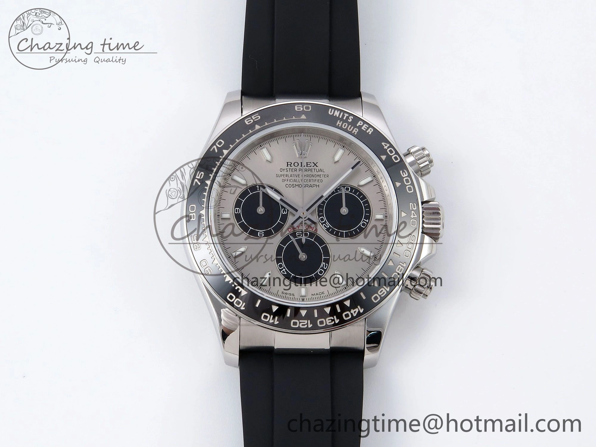 Daytona 126519 QF 1:1 Best Edition Gray Black Dial on Oysterflex Strap SH4131 V MoistureWicking 1305