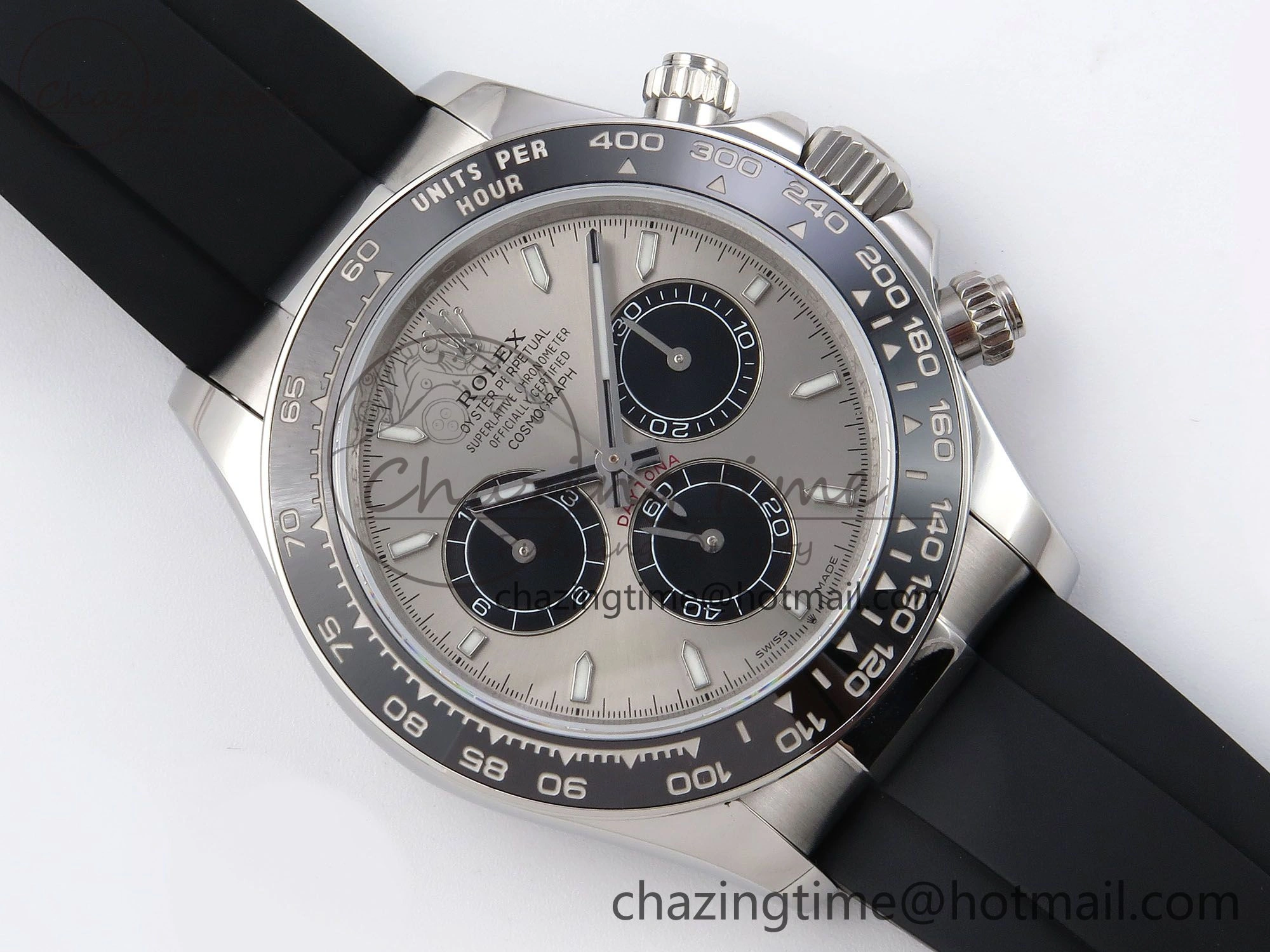 Daytona 126519 QF 1:1 Best Edition Gray Black Dial on Oysterflex Strap SH4131 V MoistureWicking 1305