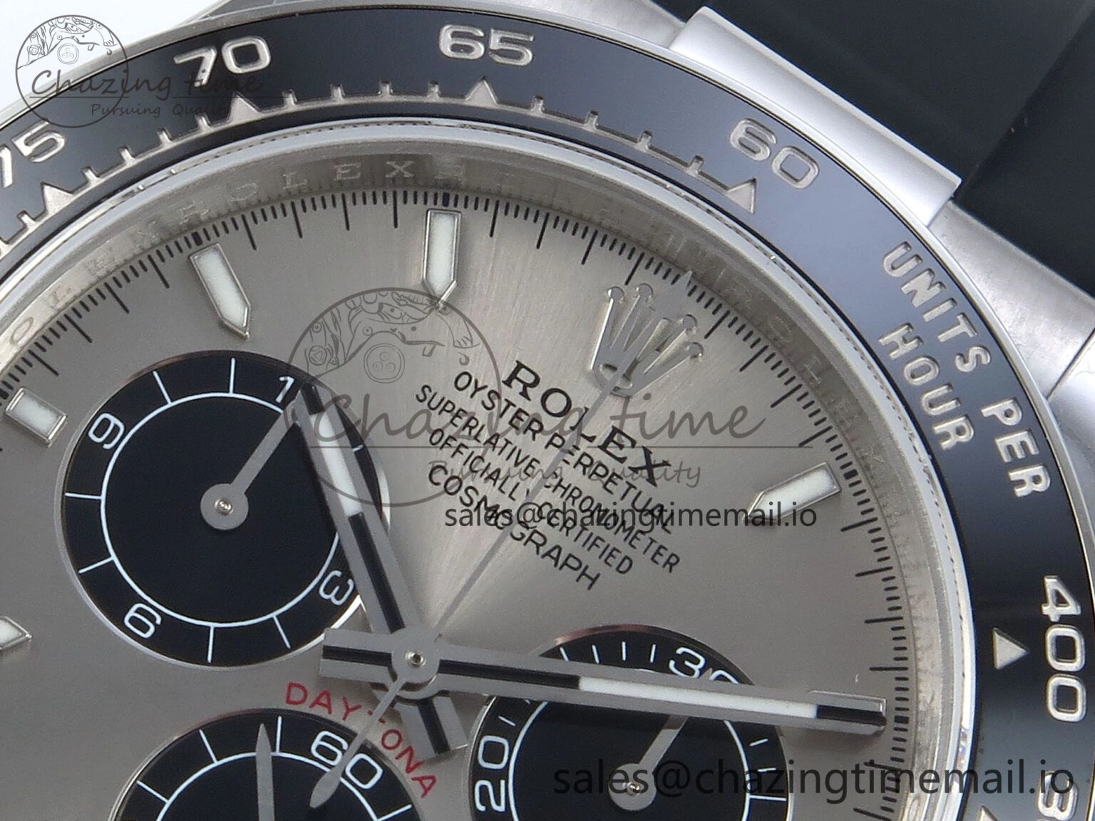 Attractive Daytona 126519 QF 1:1 Best Edition Gray Black Dial on Oysterflex Strap SH4131 V 705