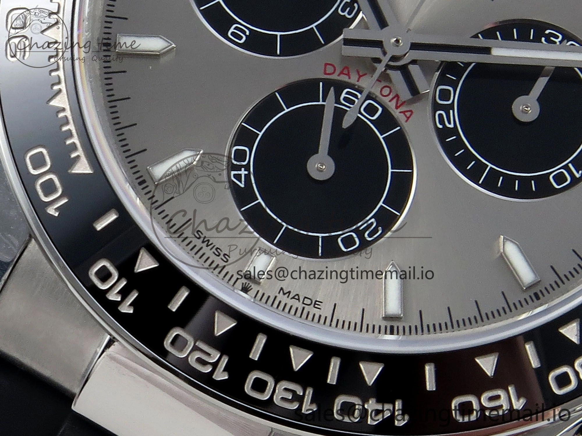 Attractive Daytona 126519 QF 1:1 Best Edition Gray Black Dial on Oysterflex Strap SH4131 V 705