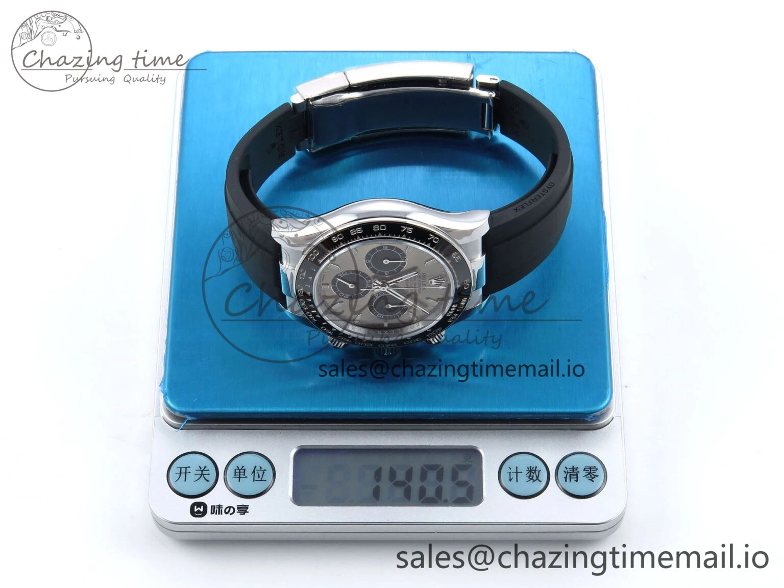 Daytona 126519 QF 1:1 Best Edition Gray Black Dial on Oysterflex Strap SH4131 V6（Gain Weight） QuickDry 1203