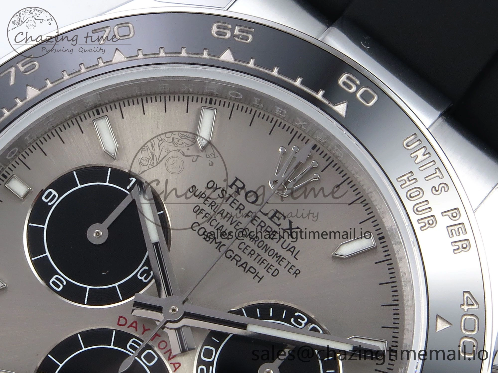 Daytona 126519 QF 1:1 Best Edition Gray Black Dial on Oysterflex Strap SH4131 V6（Gain Weight） QuickDry 1203