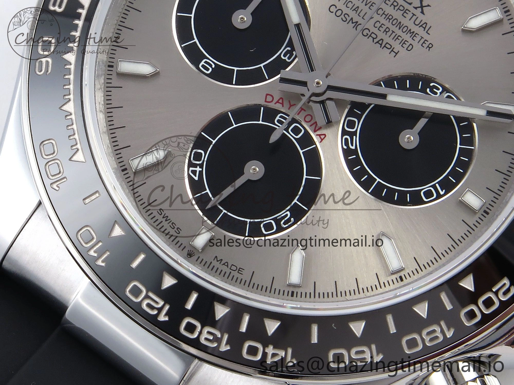 Daytona 126519 QF 1:1 Best Edition Gray Black Dial on Oysterflex Strap SH4131 V6（Gain Weight） QuickDry 1203