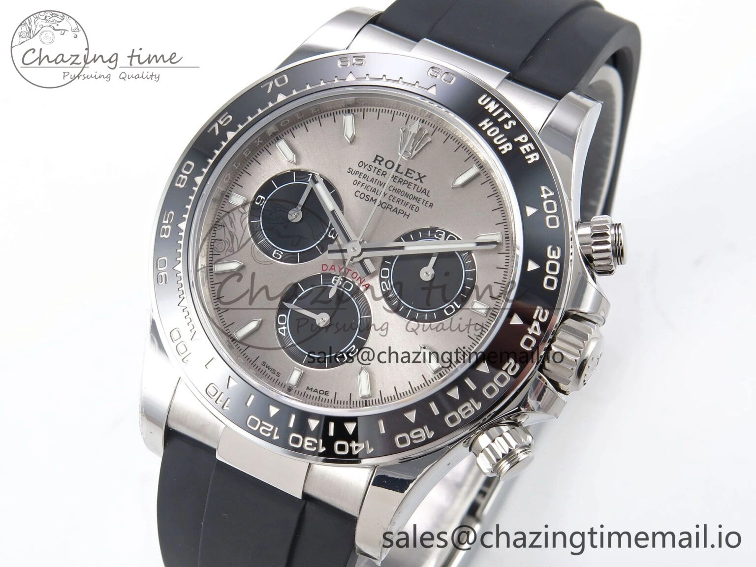 Daytona 126519 SBF 1:1 Best Edition Gray Dial on Oysterflex Strap DD GoodFit 953