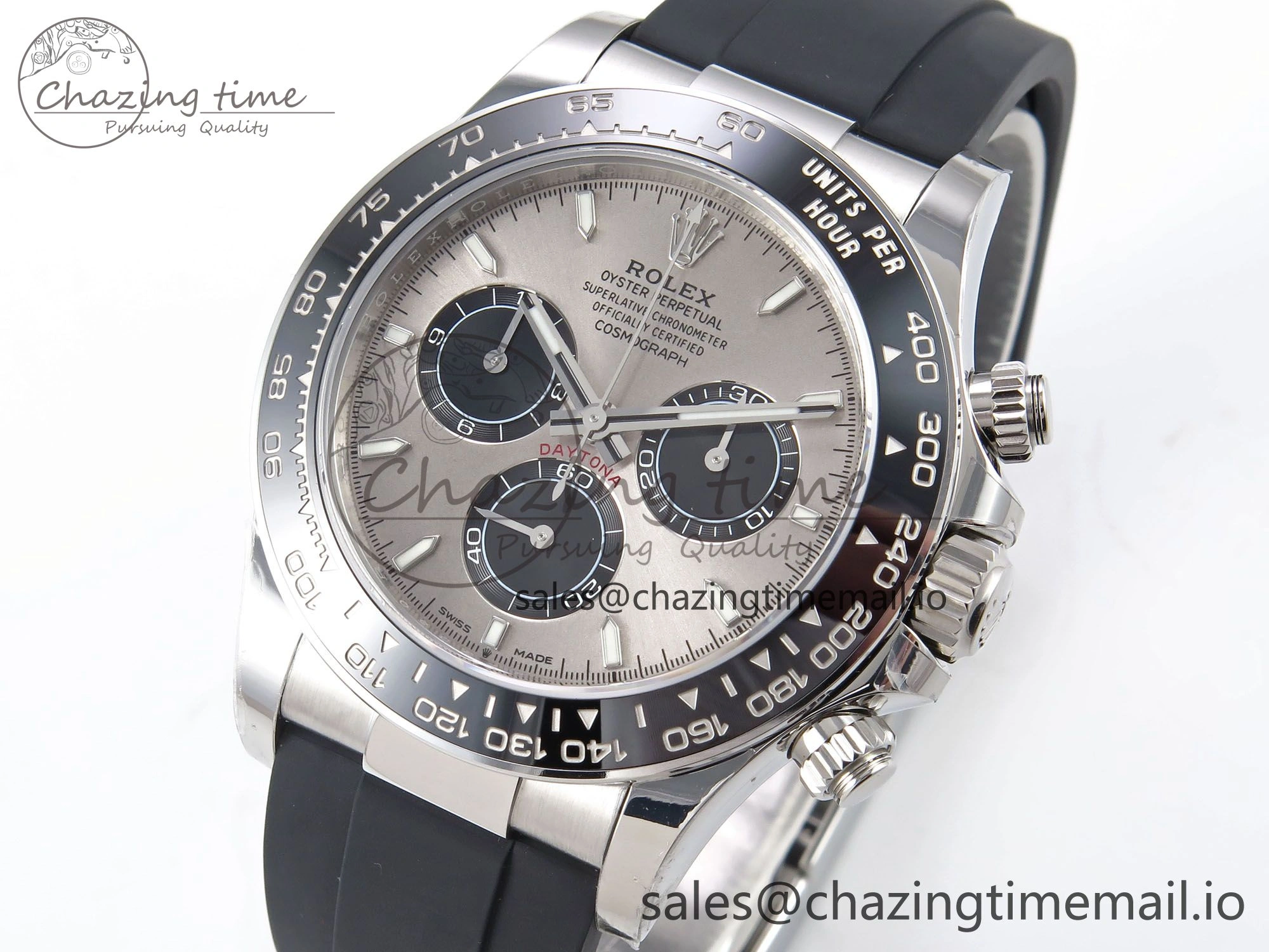 Daytona 126519 SBF 1:1 Best Edition Gray Dial on Oysterflex Strap DD GoodFit 953