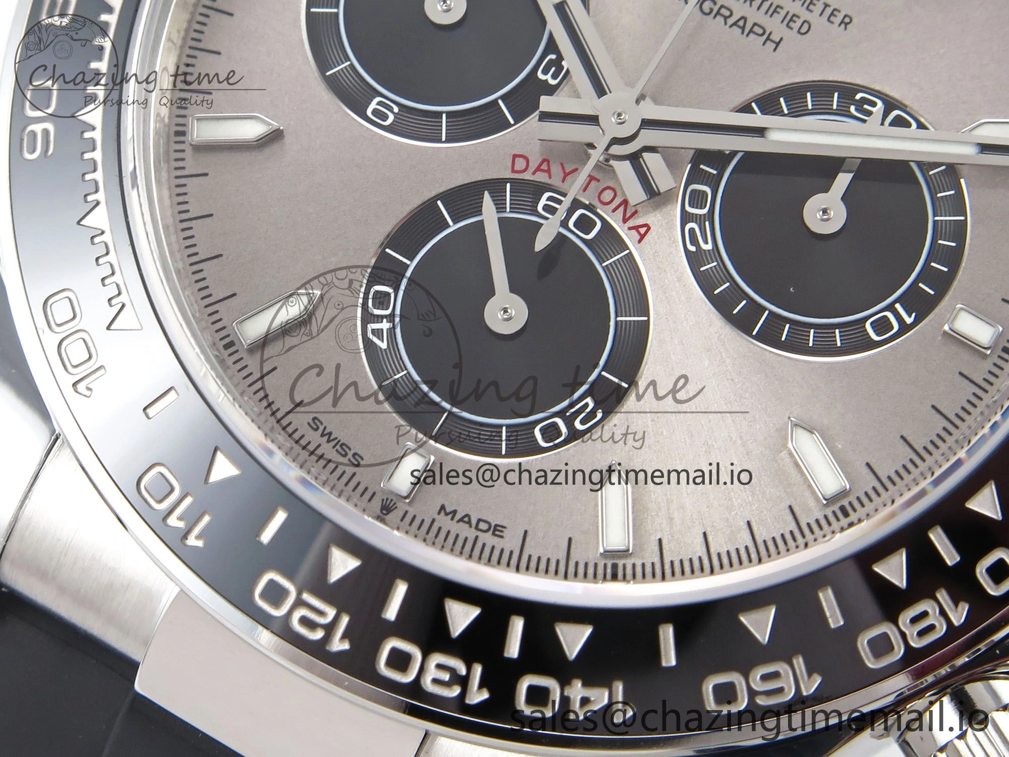 Daytona 126519 SBF 1:1 Best Edition Gray Dial on Oysterflex Strap DD GoodFit 953