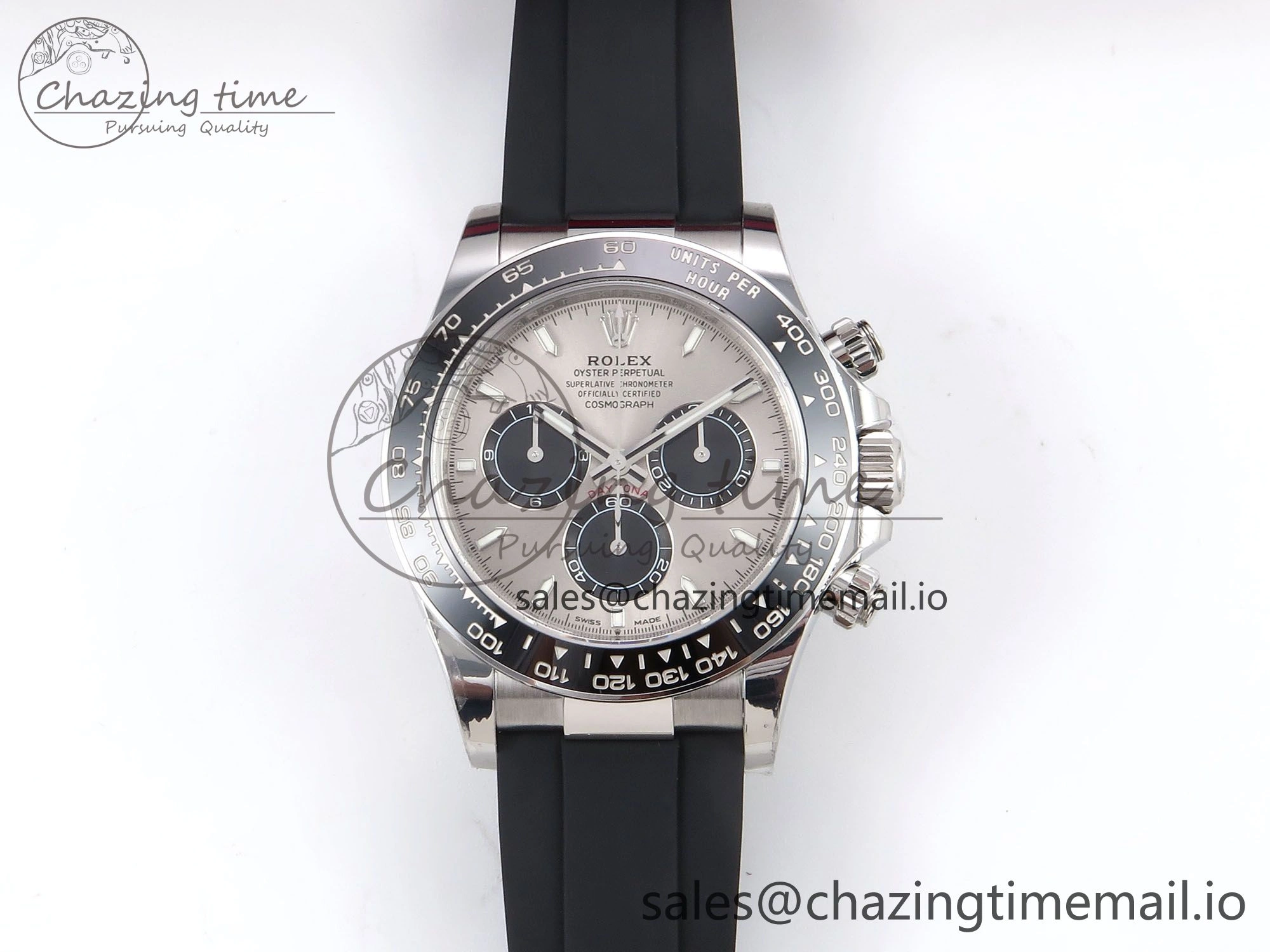 Daytona 126519 SBF 1:1 Best Edition Gray Dial on Oysterflex Strap DD GoodFit 953