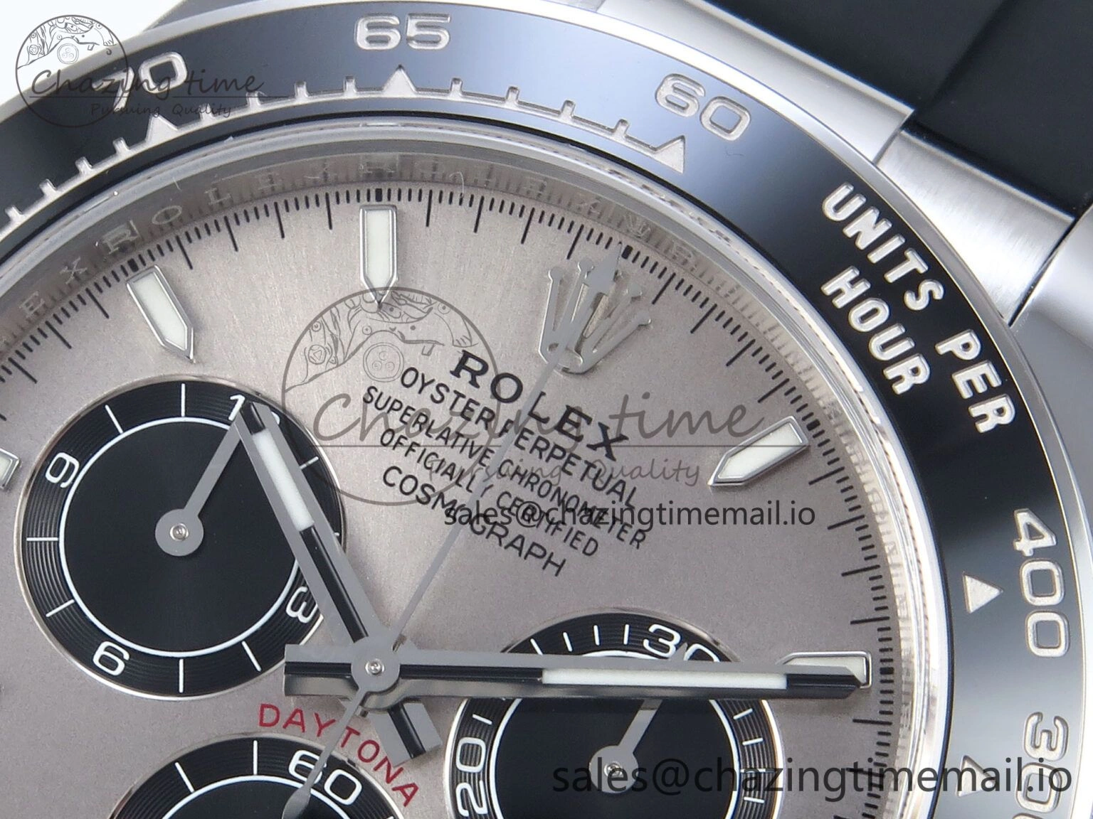 Compact Daytona 126519 SS VSF 1:1 Best Edition 904L Steel Gray Dial on Oysterflex Strap SH 857